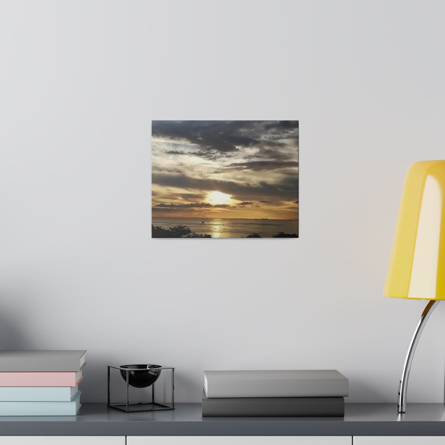 Sunrise on a Matte Canvas, Stretched, 0.75"