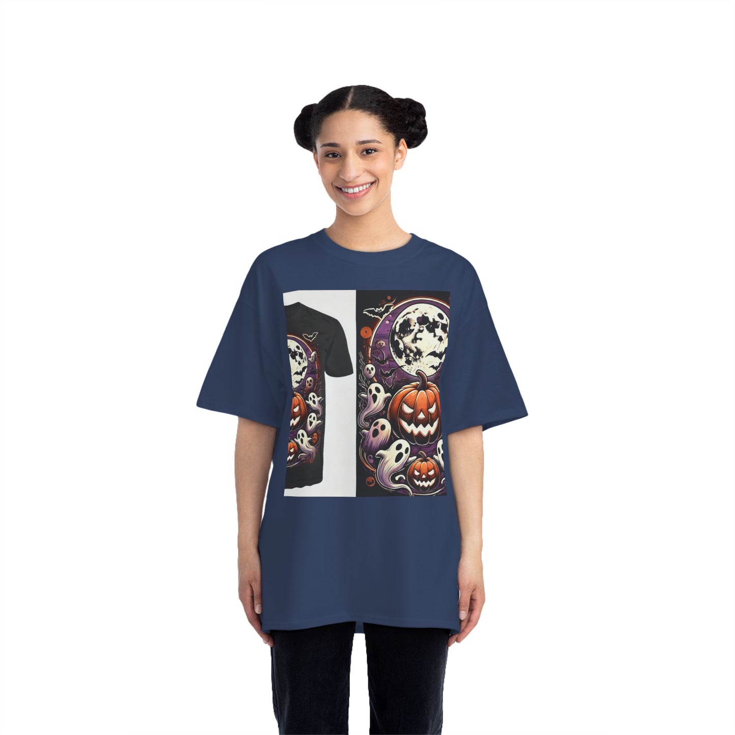 Halloween Short-Sleeve T-Shirt, With Front / Back Print