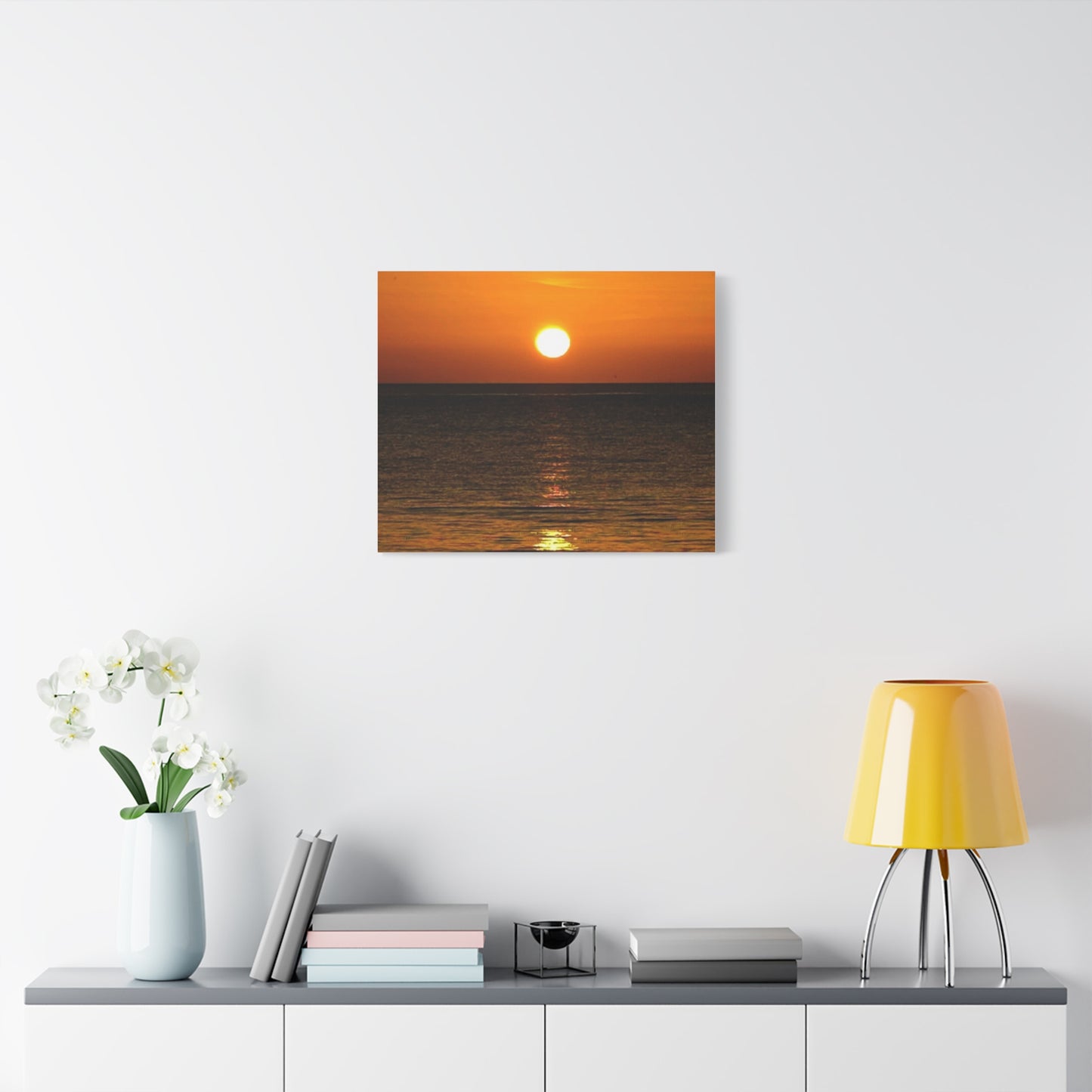 Sunset on a Matte Canvas, Stretched, 1.25"