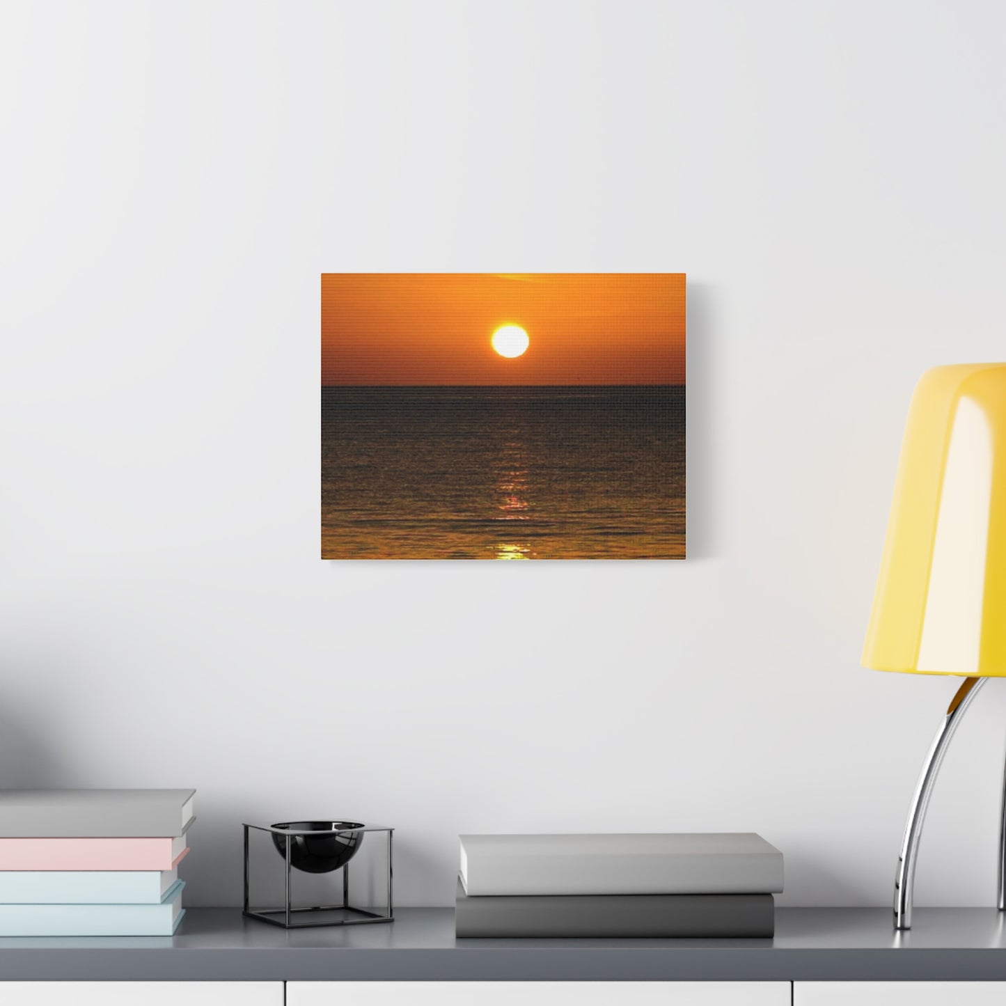 Sunset on a Matte Canvas, Stretched, 1.25"