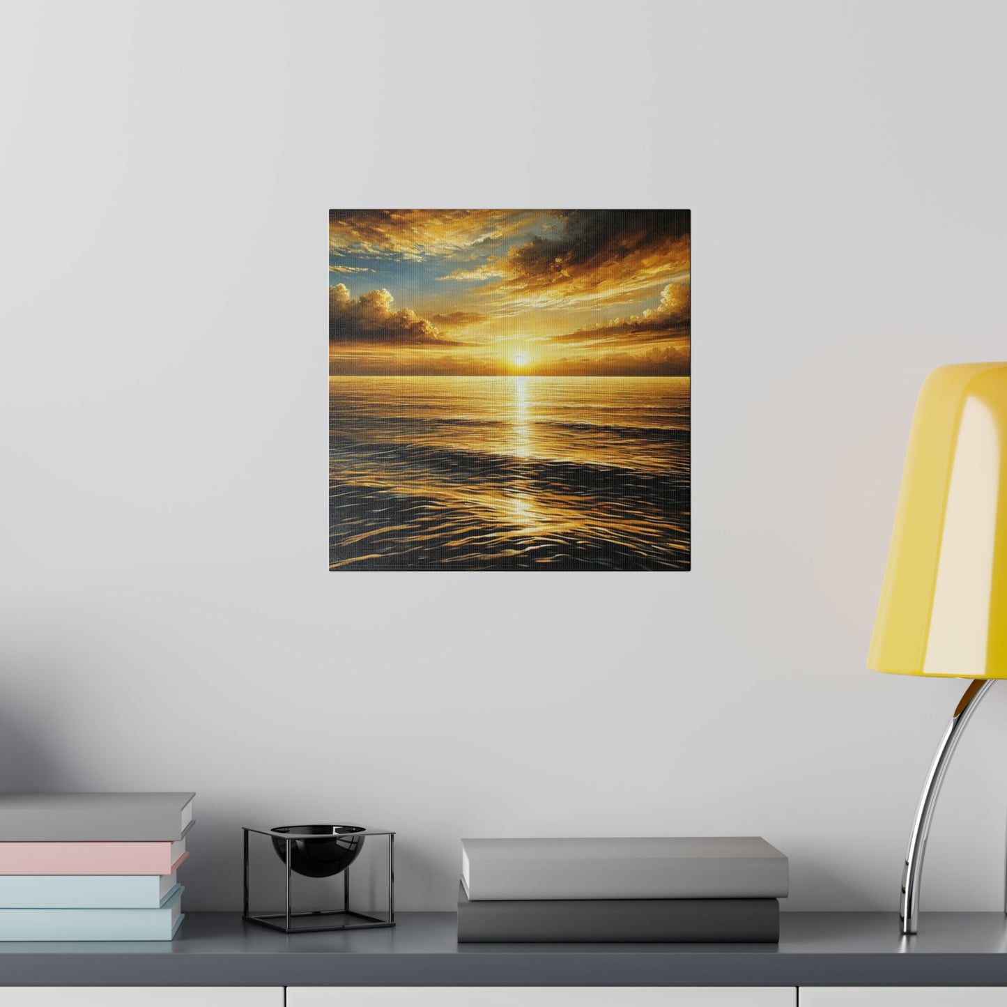 Sunset on a Matte Canvas, Stretched, 0.75"