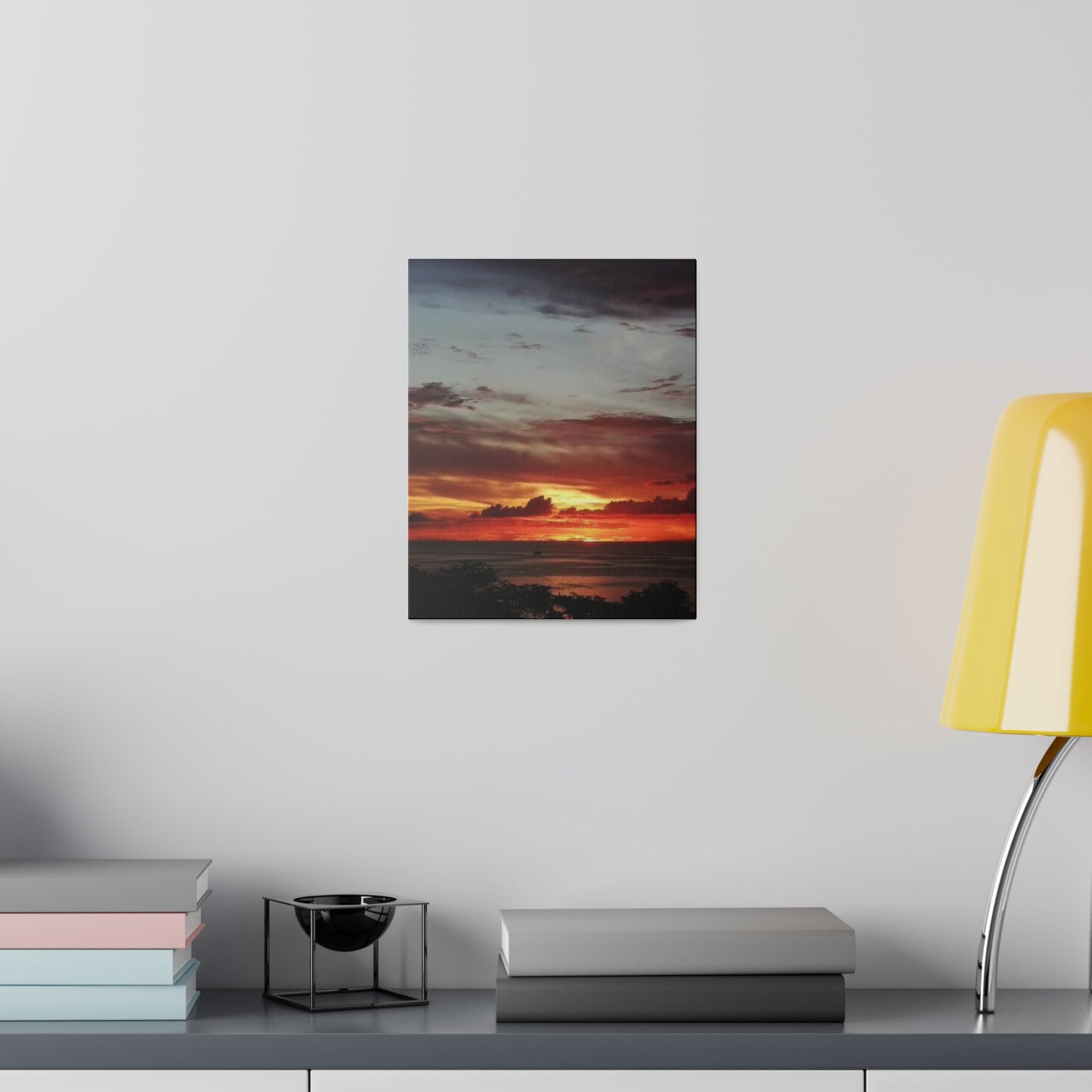 Sunset on a Matte Canvas, Stretched, 0.75"