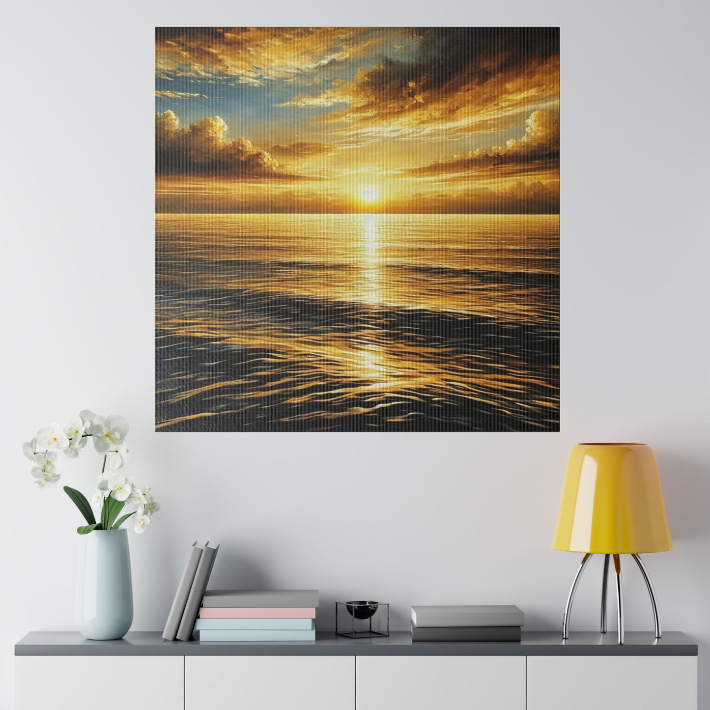 Sunset on a Matte Canvas, Stretched, 0.75"