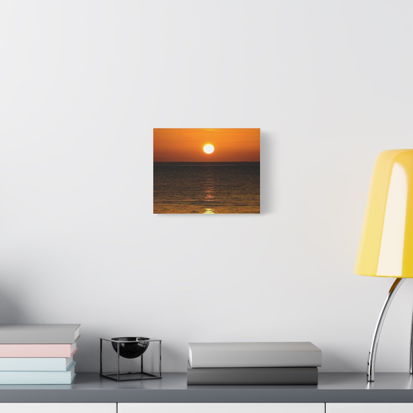 Sunset on a Matte Canvas, Stretched, 1.25"