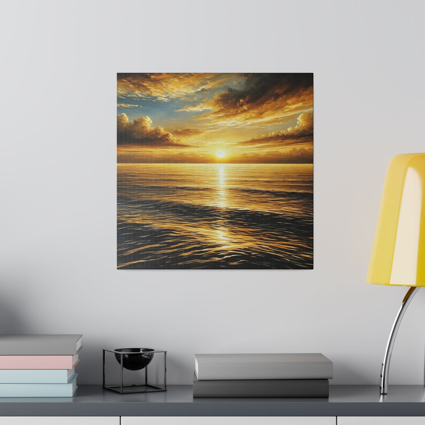 Sunset on a Matte Canvas, Stretched, 0.75"