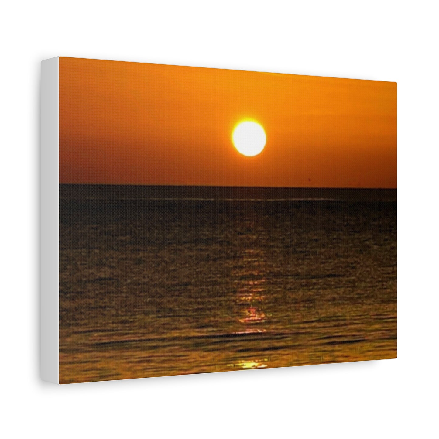 Sunset on a Matte Canvas, Stretched, 1.25"