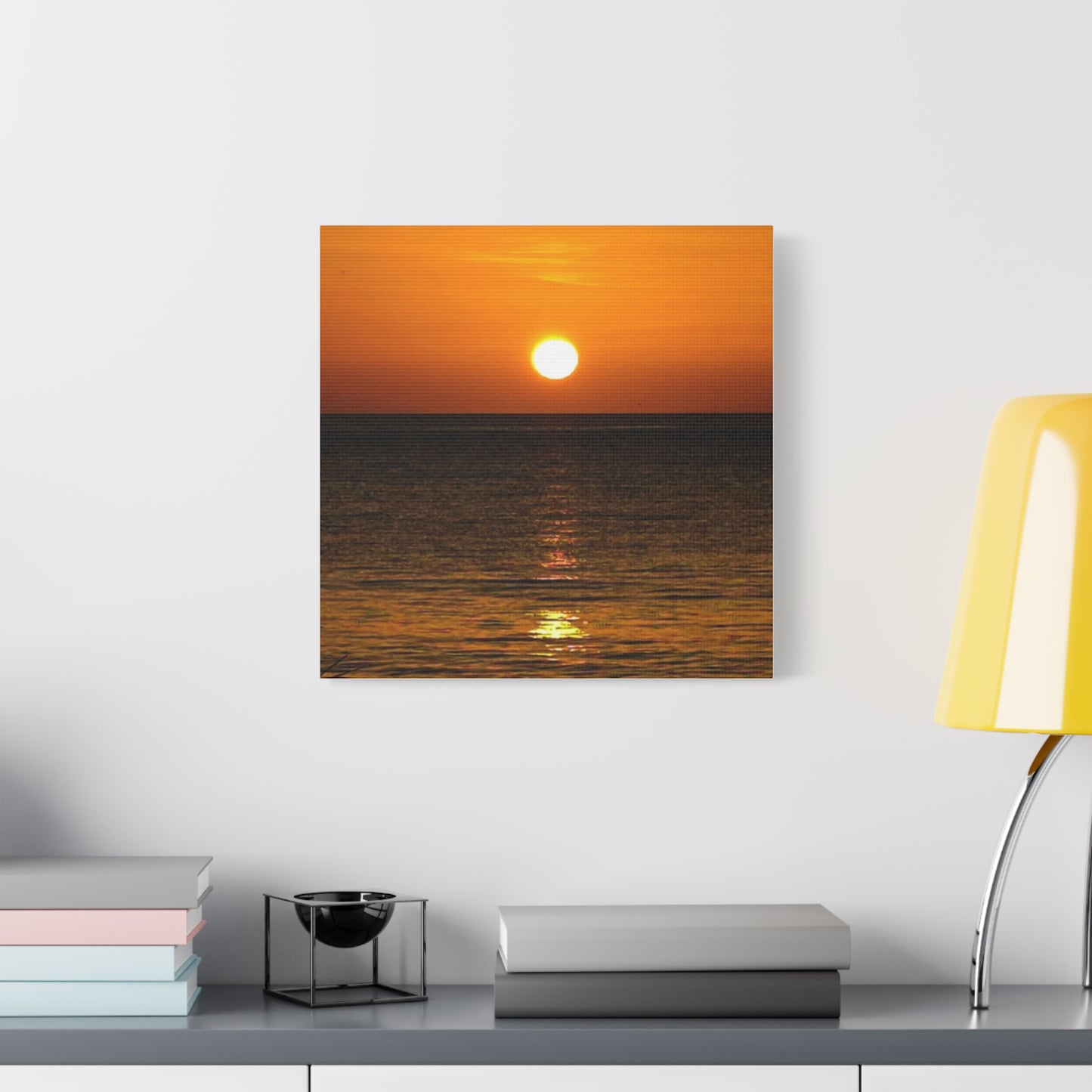 Sunset on a Matte Canvas, Stretched, 1.25"