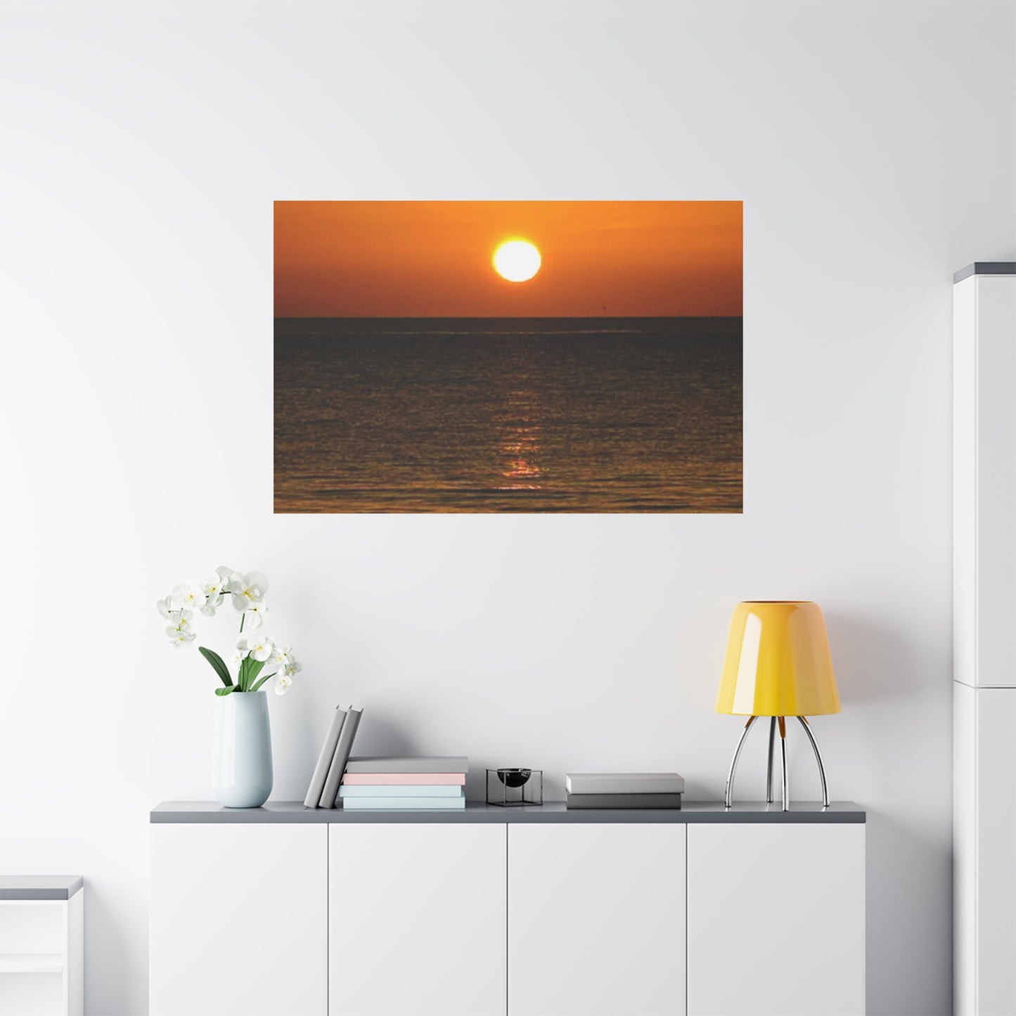 Sunset on a Matte Canvas, Stretched, 1.25"