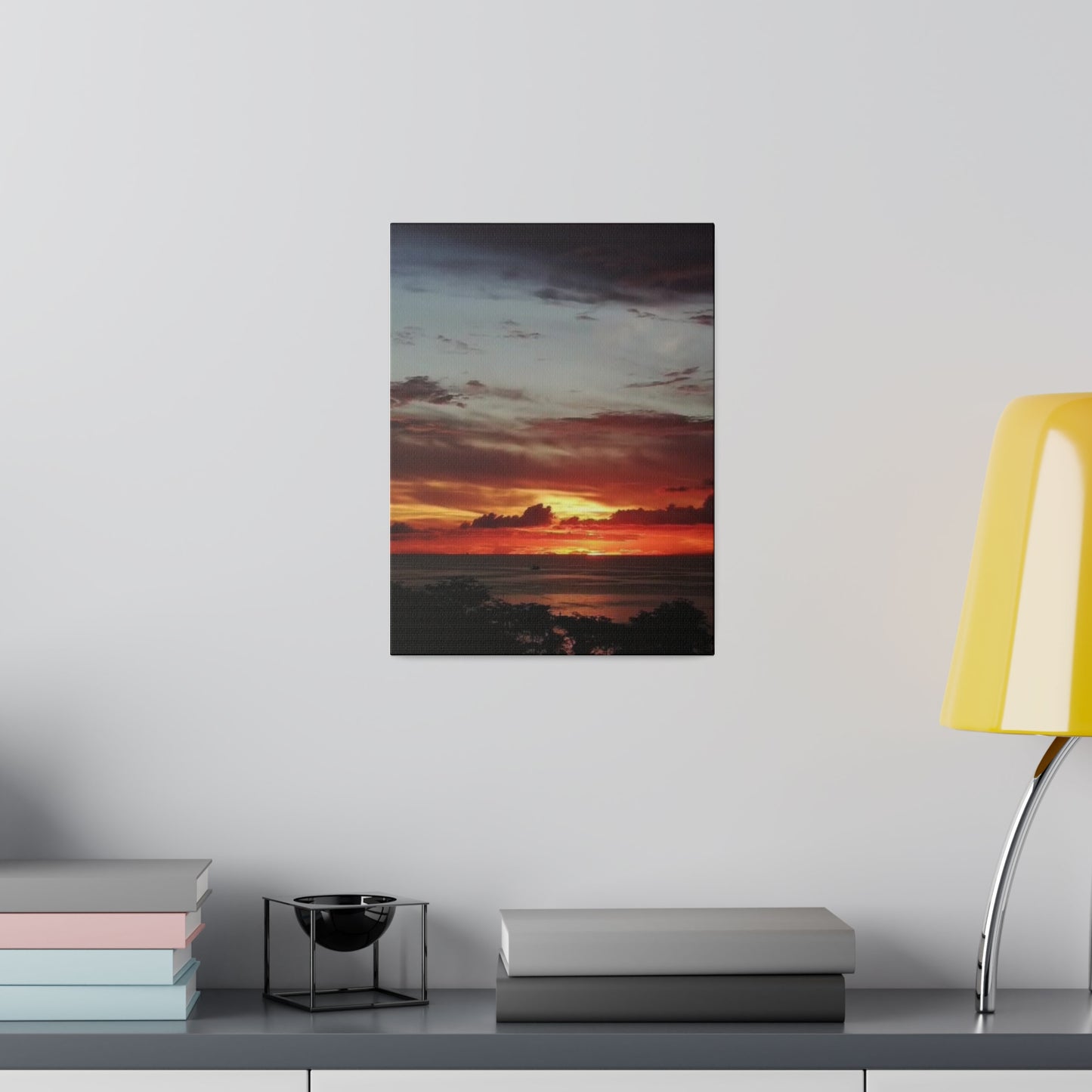 Sunset on a Matte Canvas, Stretched, 0.75"