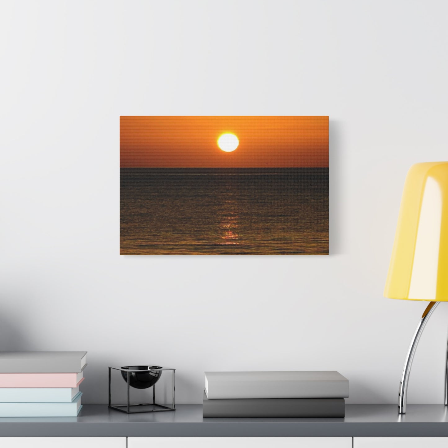 Sunset on a Matte Canvas, Stretched, 1.25"