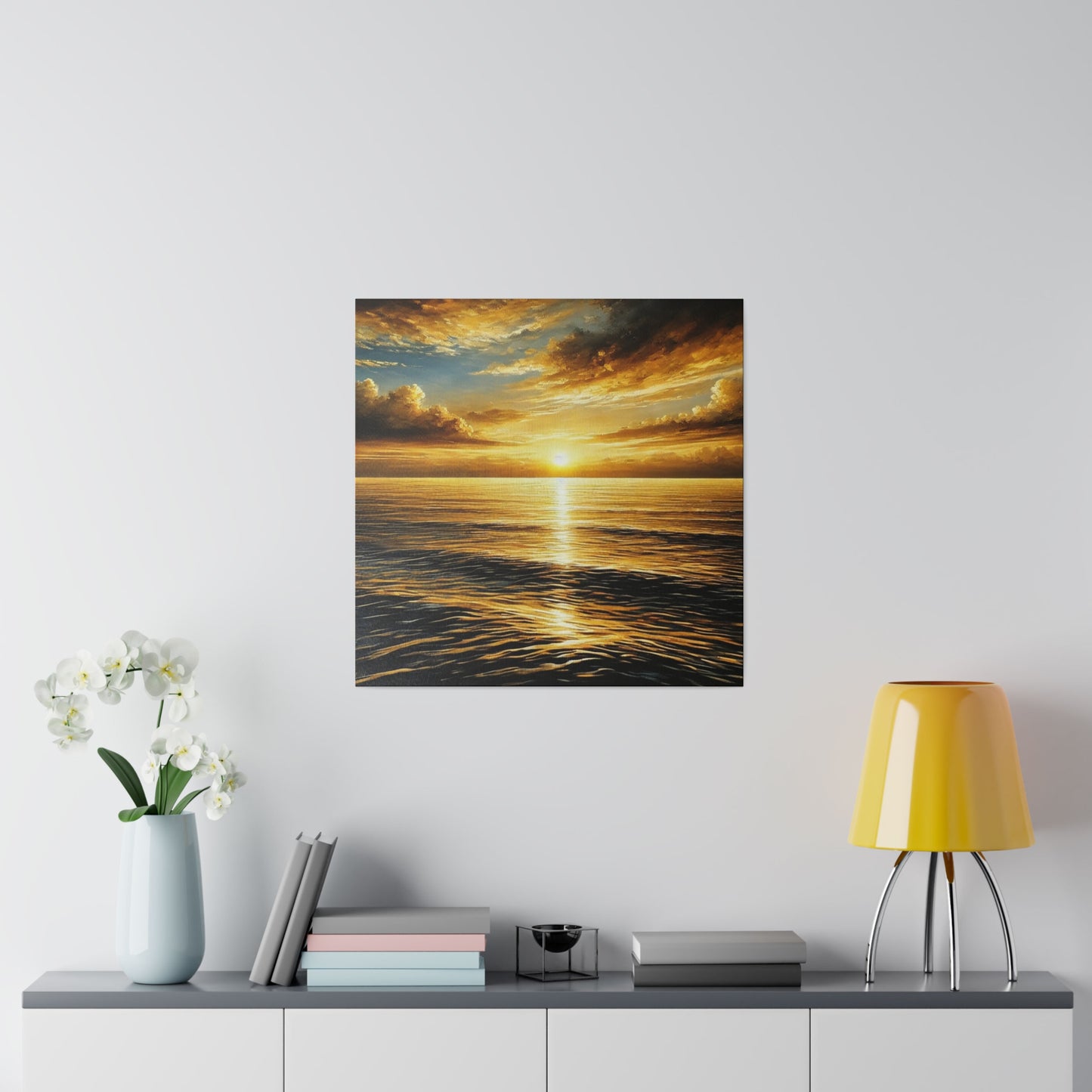 Sunset on a Matte Canvas, Stretched, 0.75"