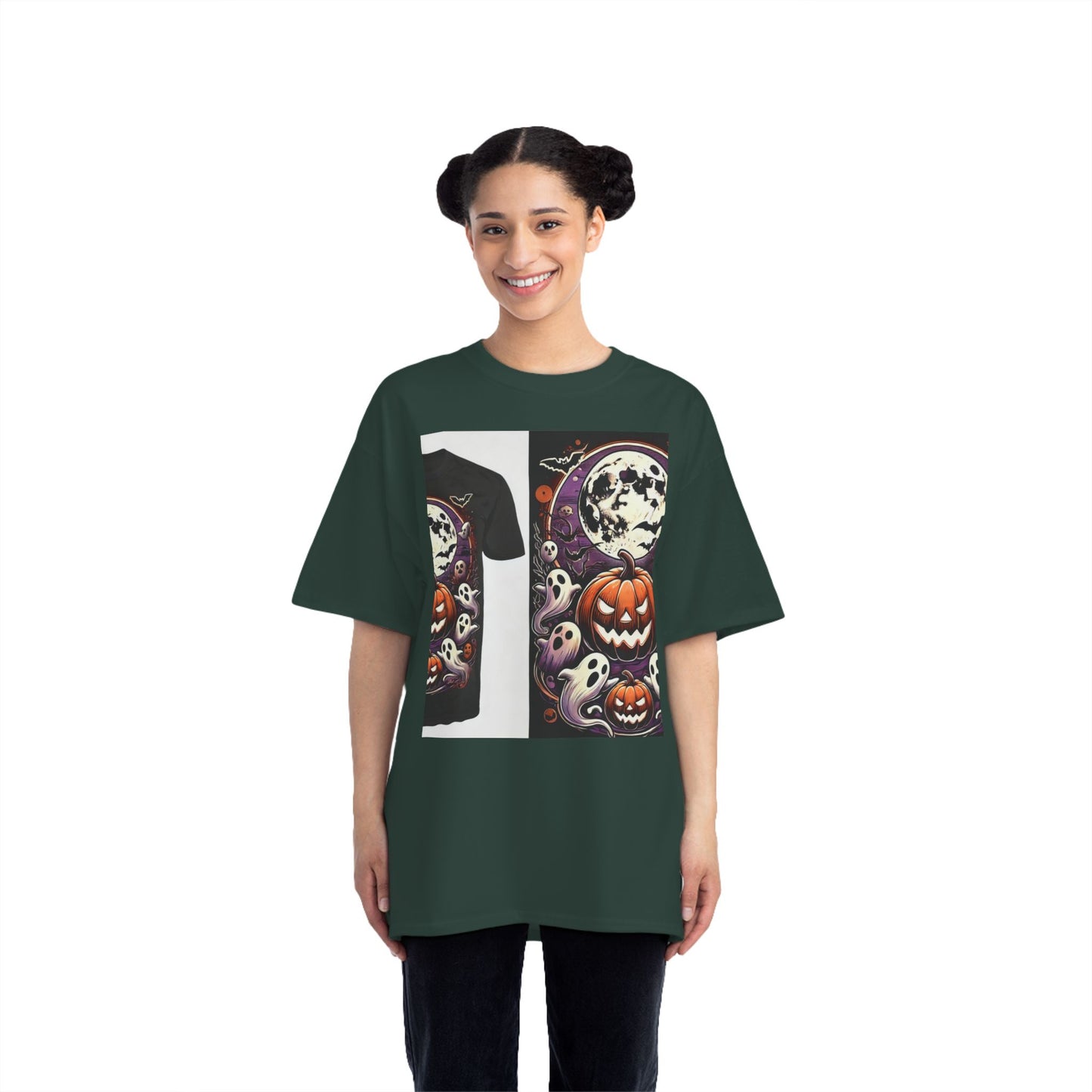 Halloween Short-Sleeve T-Shirt, With Front / Back Print