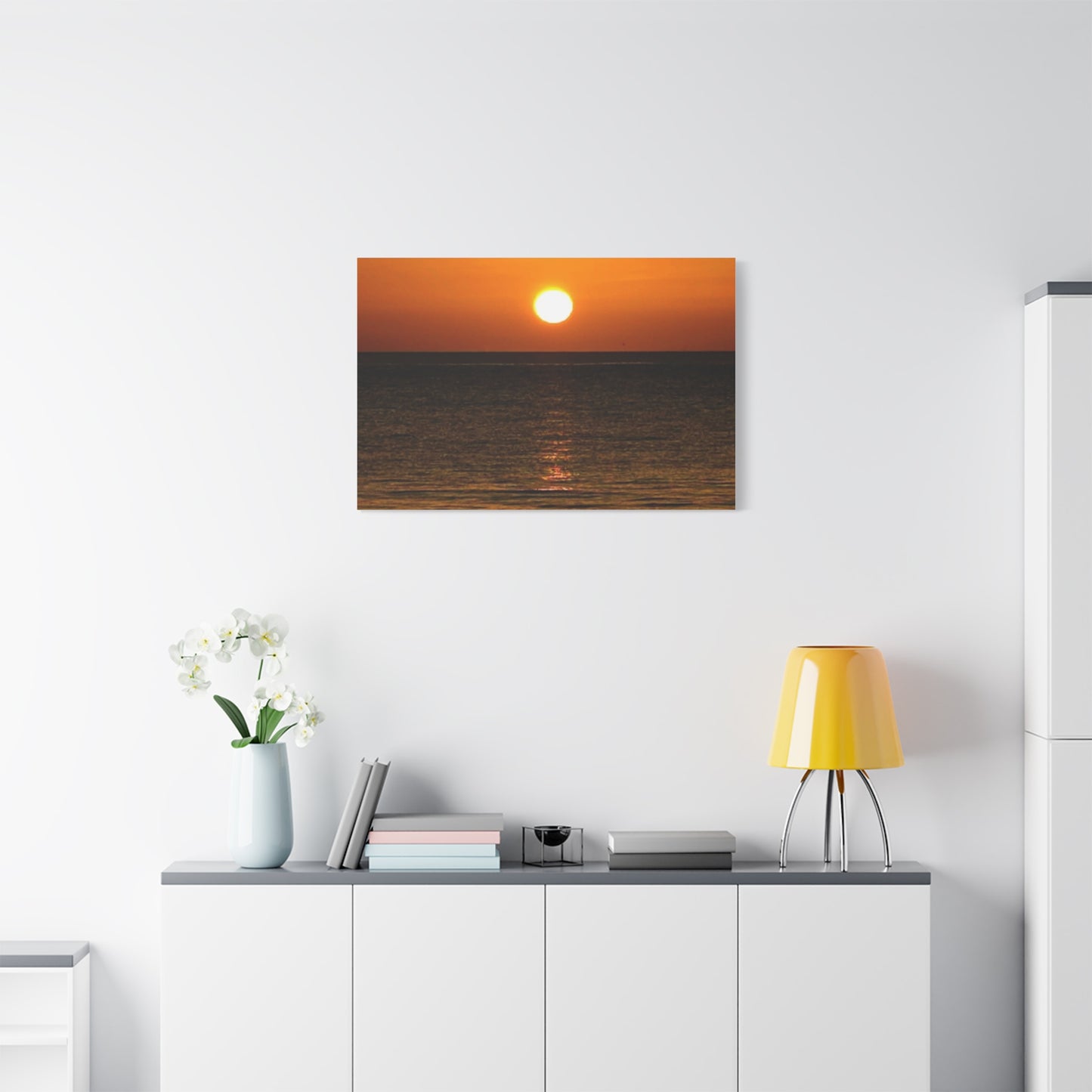 Sunset on a Matte Canvas, Stretched, 1.25"