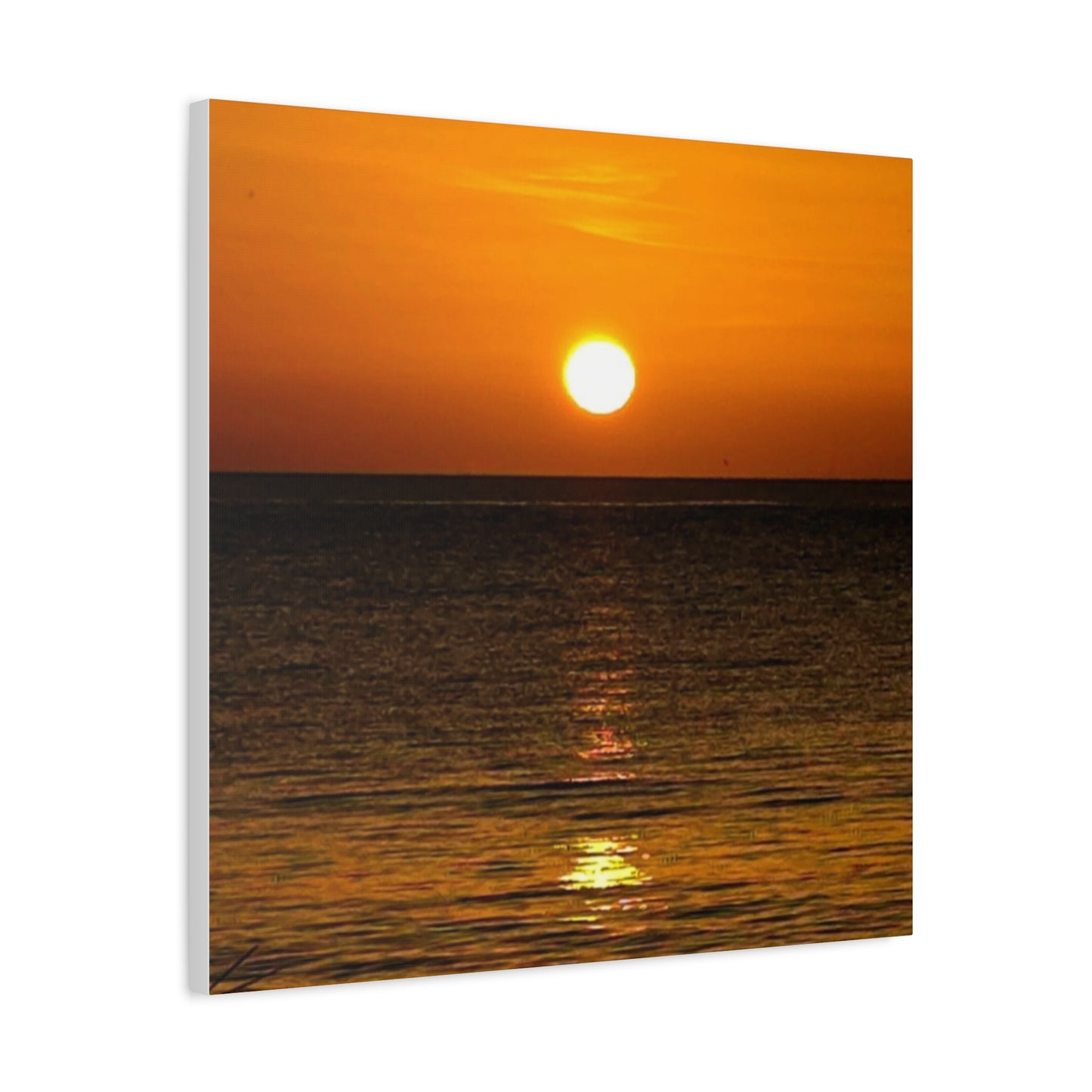 Sunset on a Matte Canvas, Stretched, 1.25"