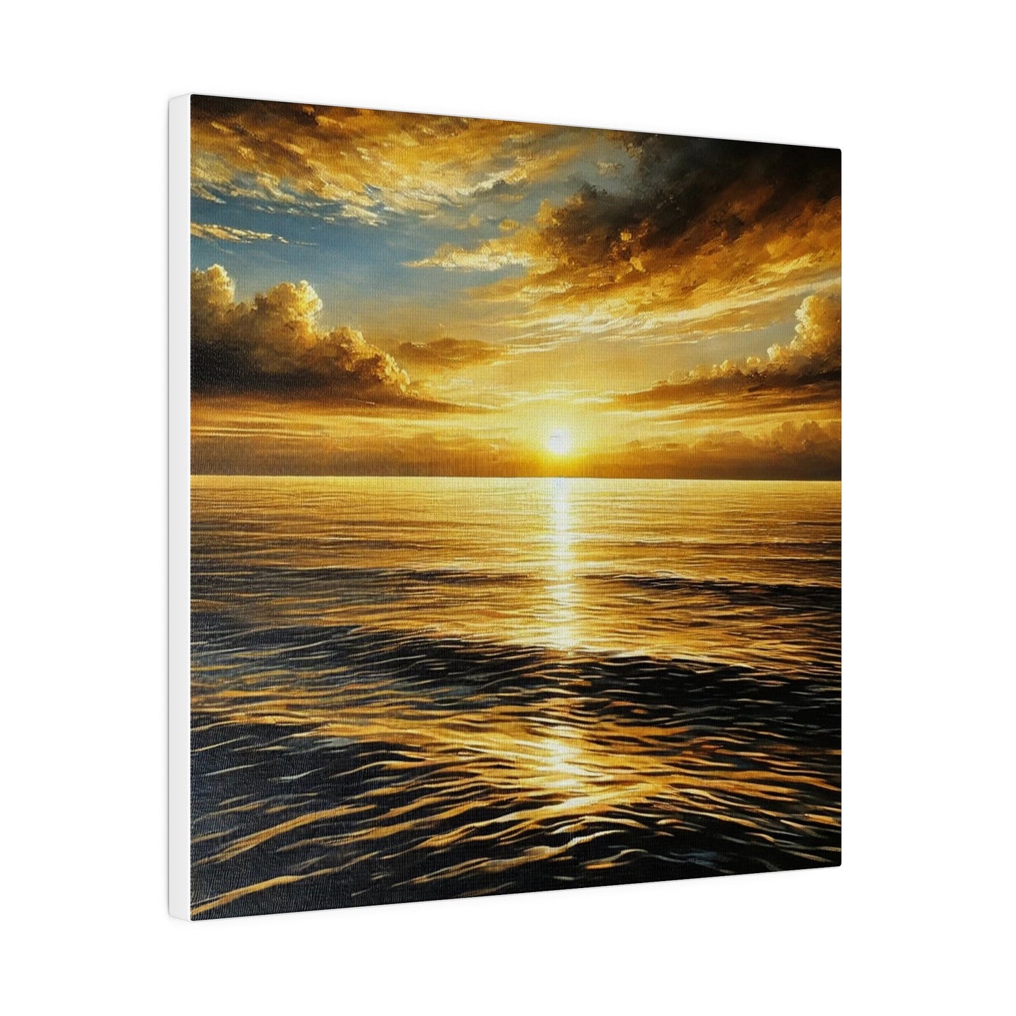 Sunset on a Matte Canvas, Stretched, 0.75"