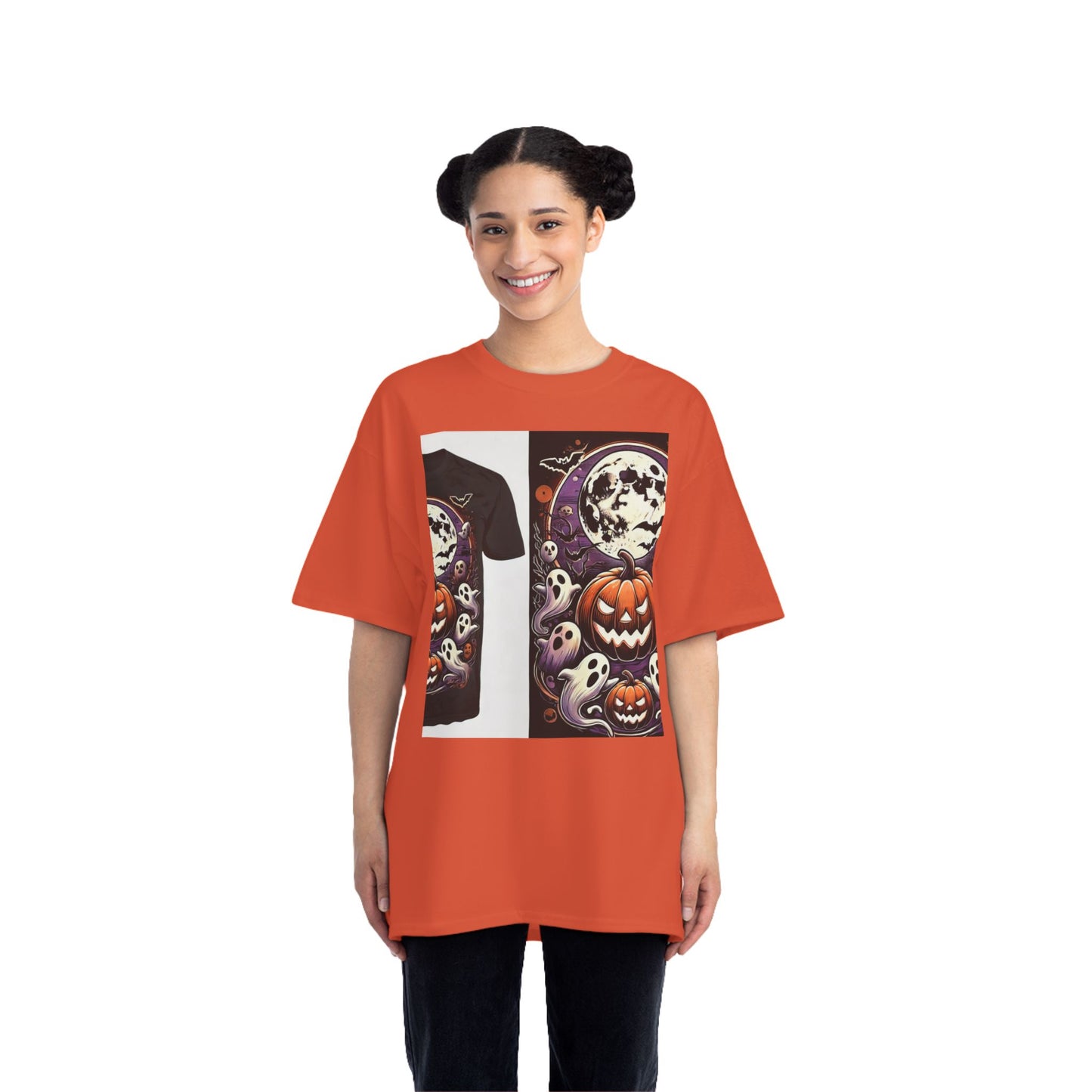 Halloween Short-Sleeve T-Shirt, With Front / Back Print