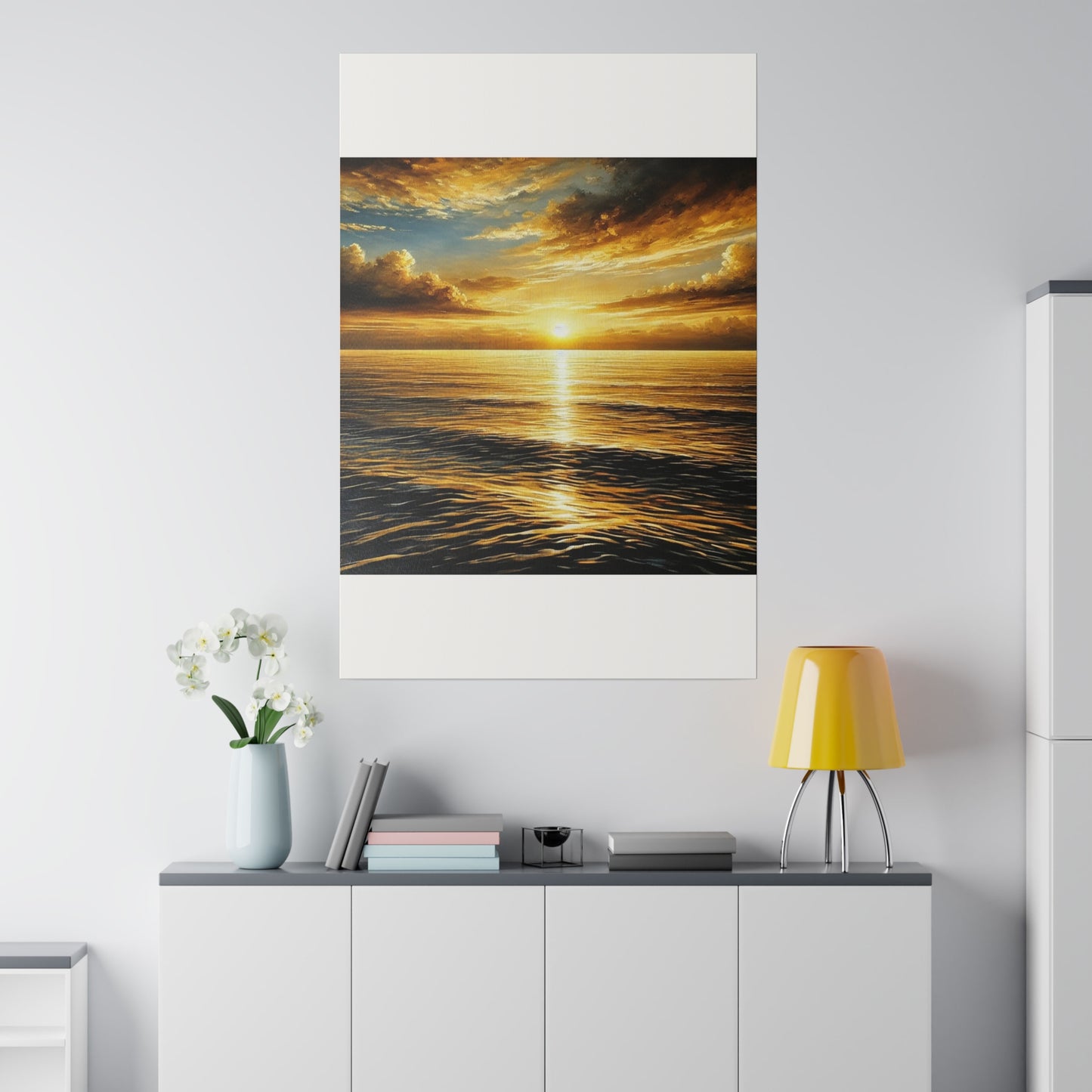 Sunset on a Matte Canvas, Stretched, 0.75"