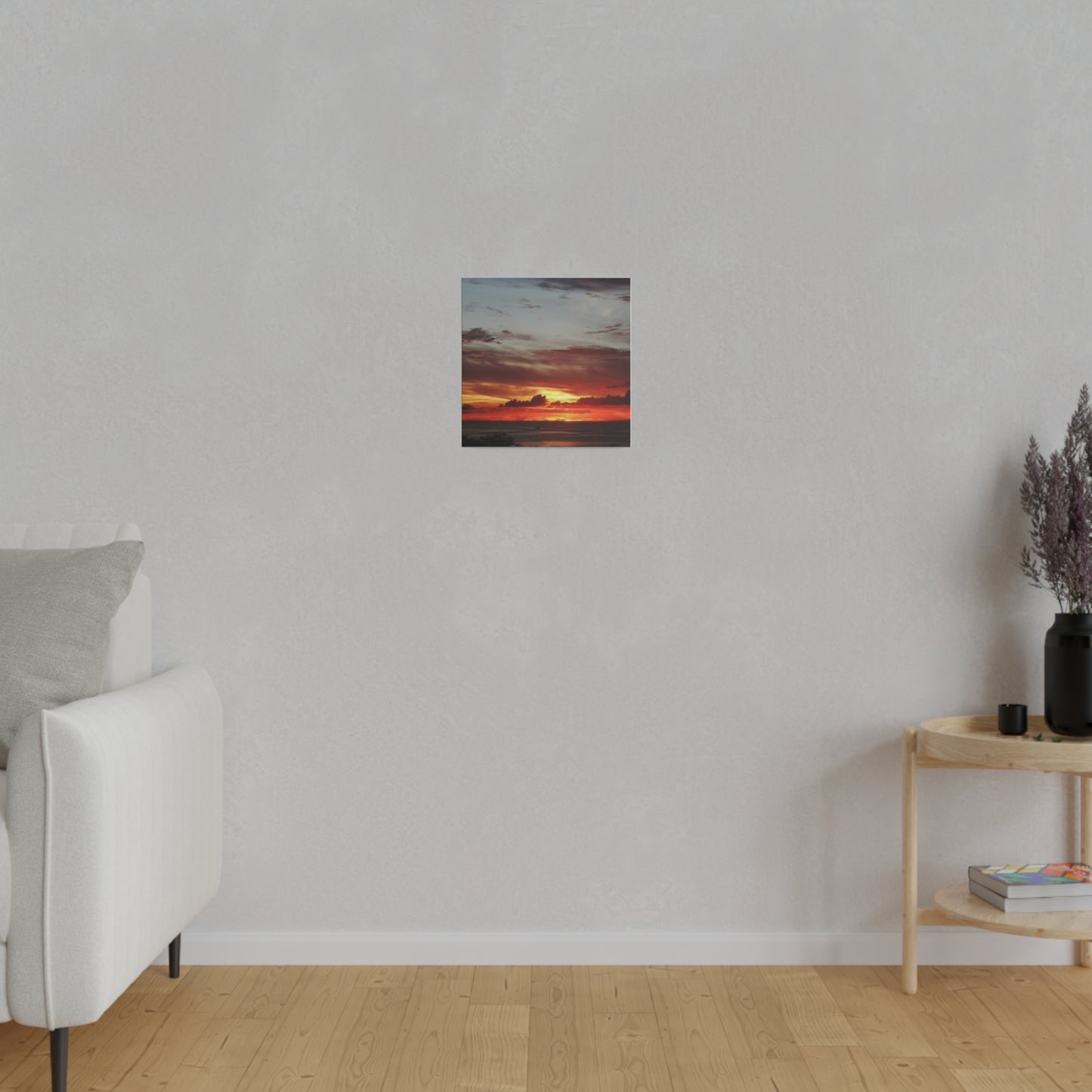 Sunset on a Matte Canvas, Stretched, 0.75"