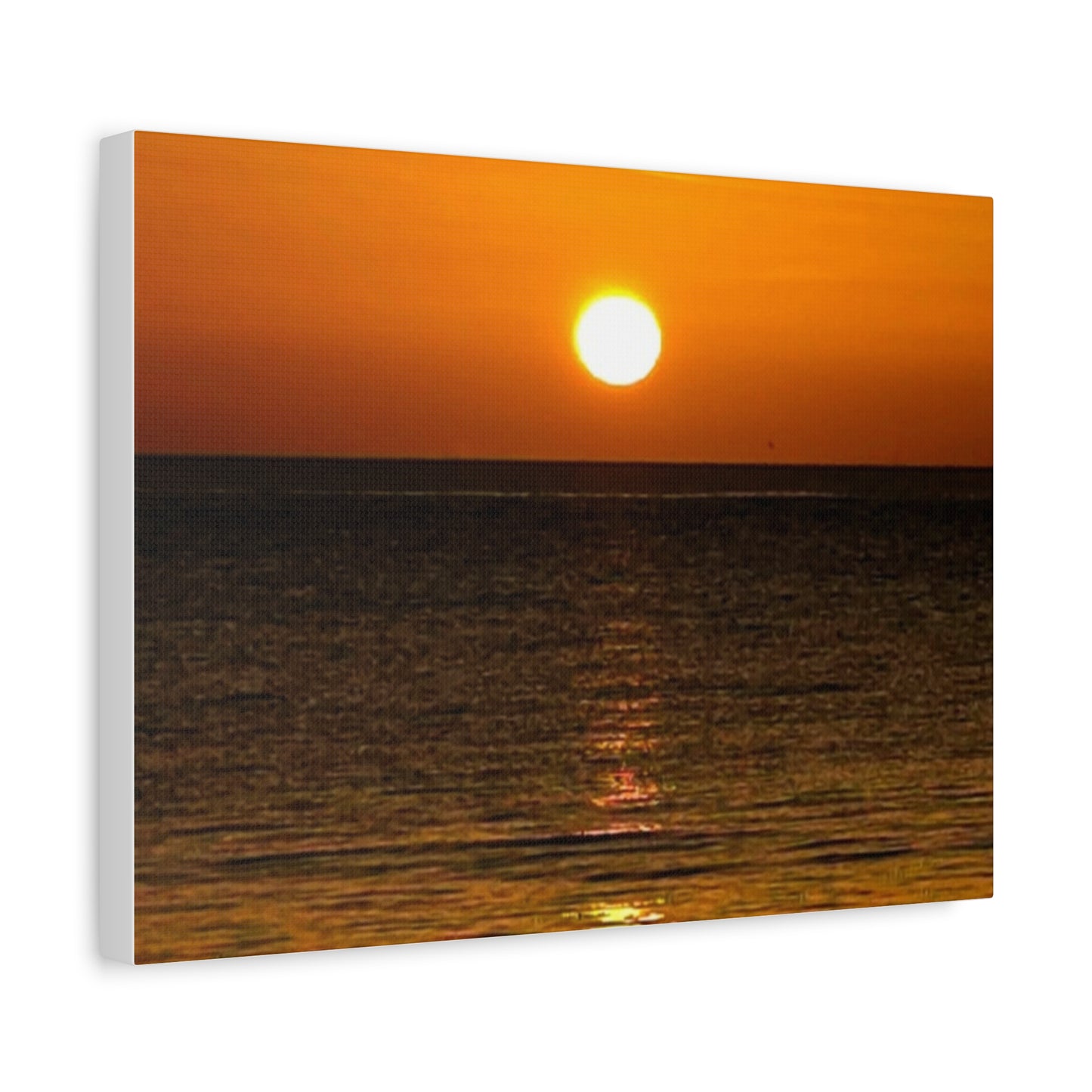 Sunset on a Matte Canvas, Stretched, 1.25"