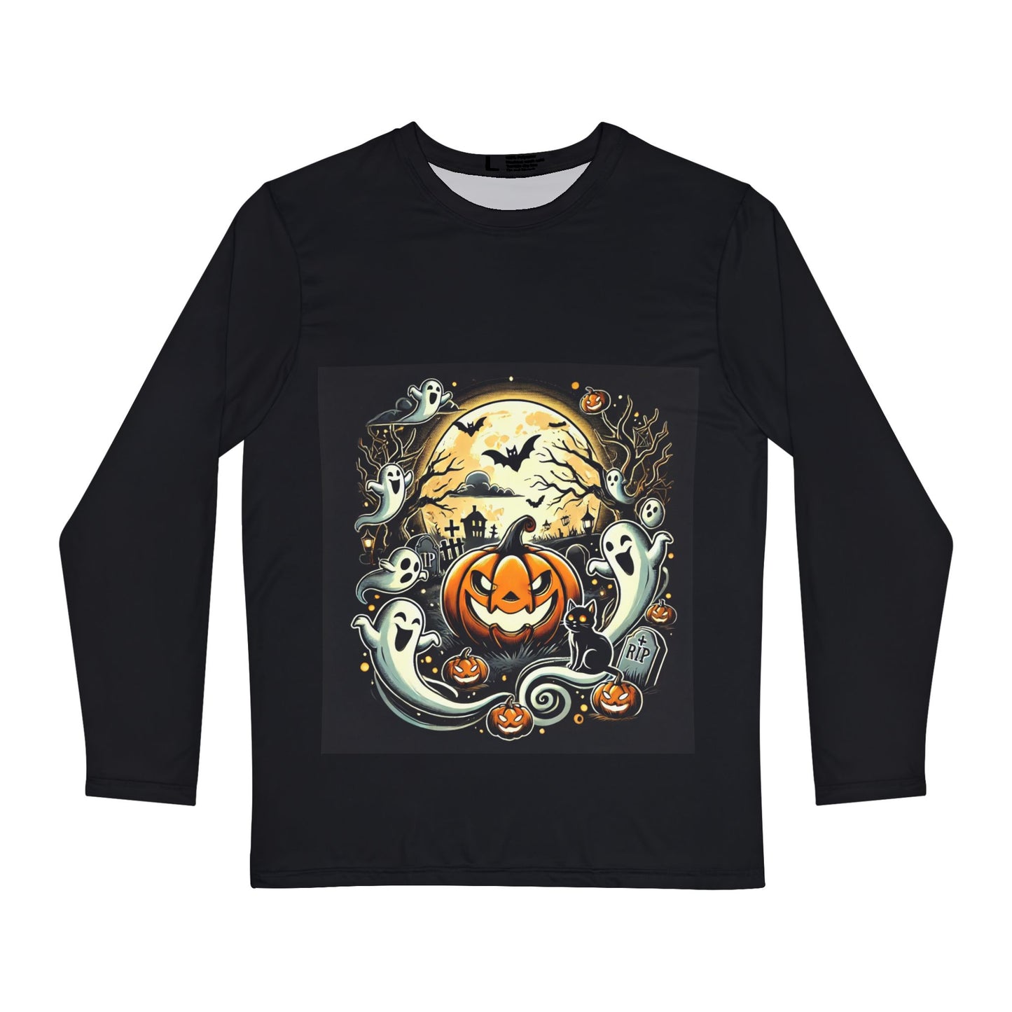 Halloween Long Sleeve Shirt (AOP) with Front / Back Print