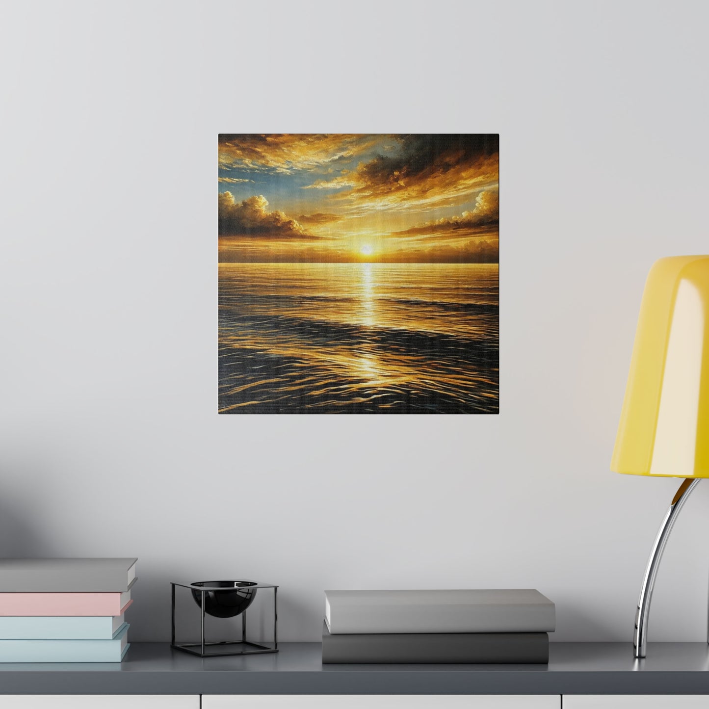 Sunset on a Matte Canvas, Stretched, 0.75"