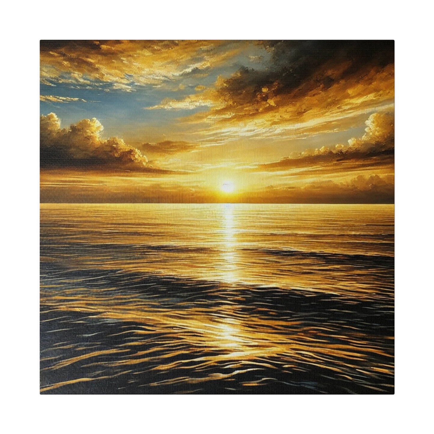 Sunset on a Matte Canvas, Stretched, 0.75"