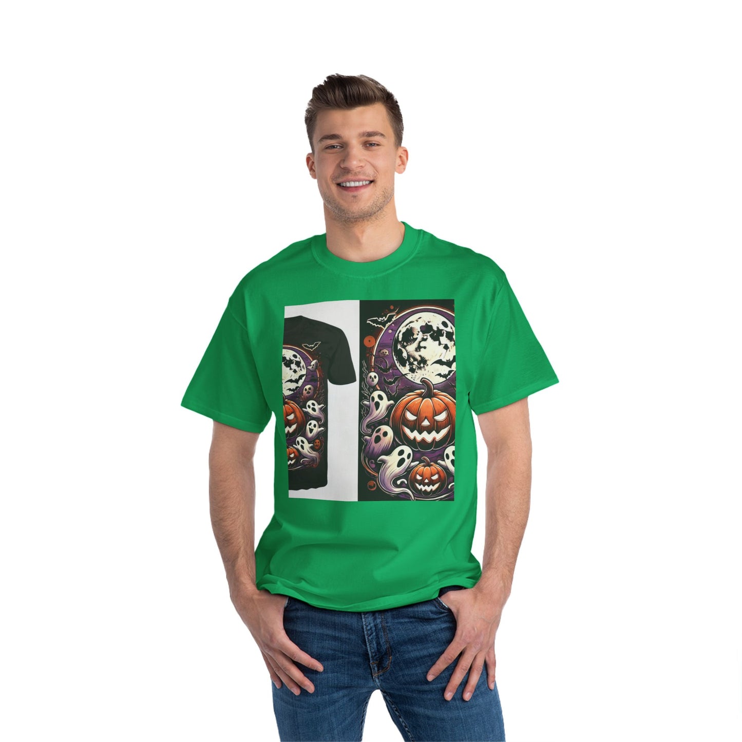 Halloween Short-Sleeve T-Shirt, With Front / Back Print