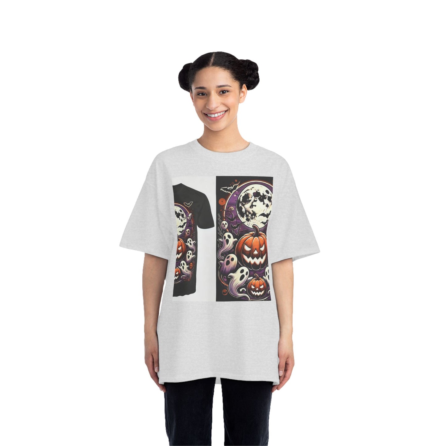 Halloween Short-Sleeve T-Shirt, With Front / Back Print