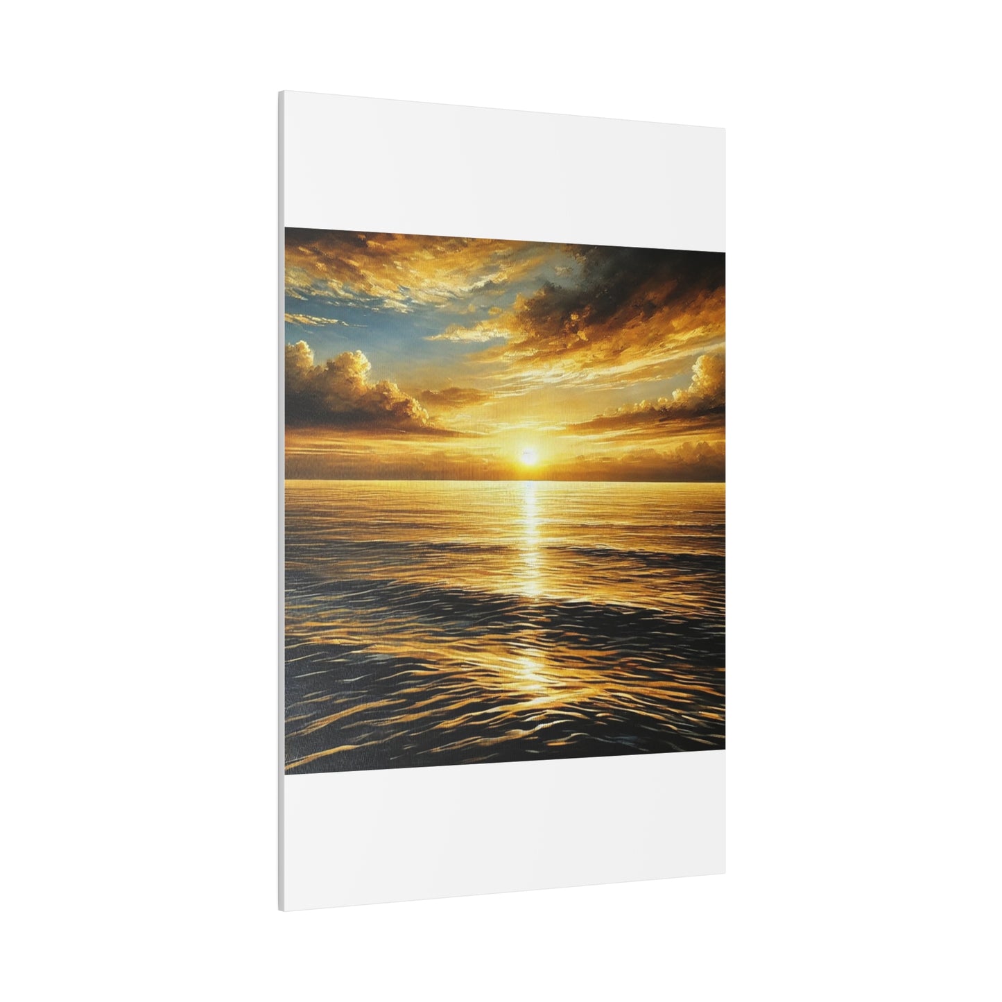 Sunset on a Matte Canvas, Stretched, 0.75"