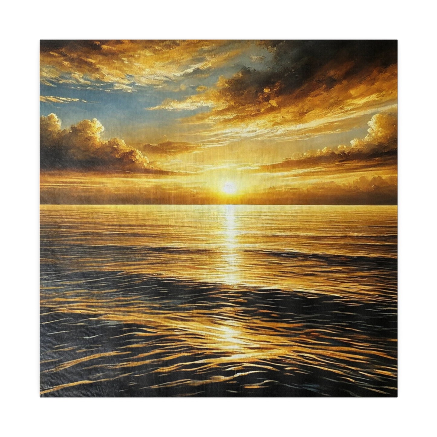 Sunset on a Matte Canvas, Stretched, 0.75"