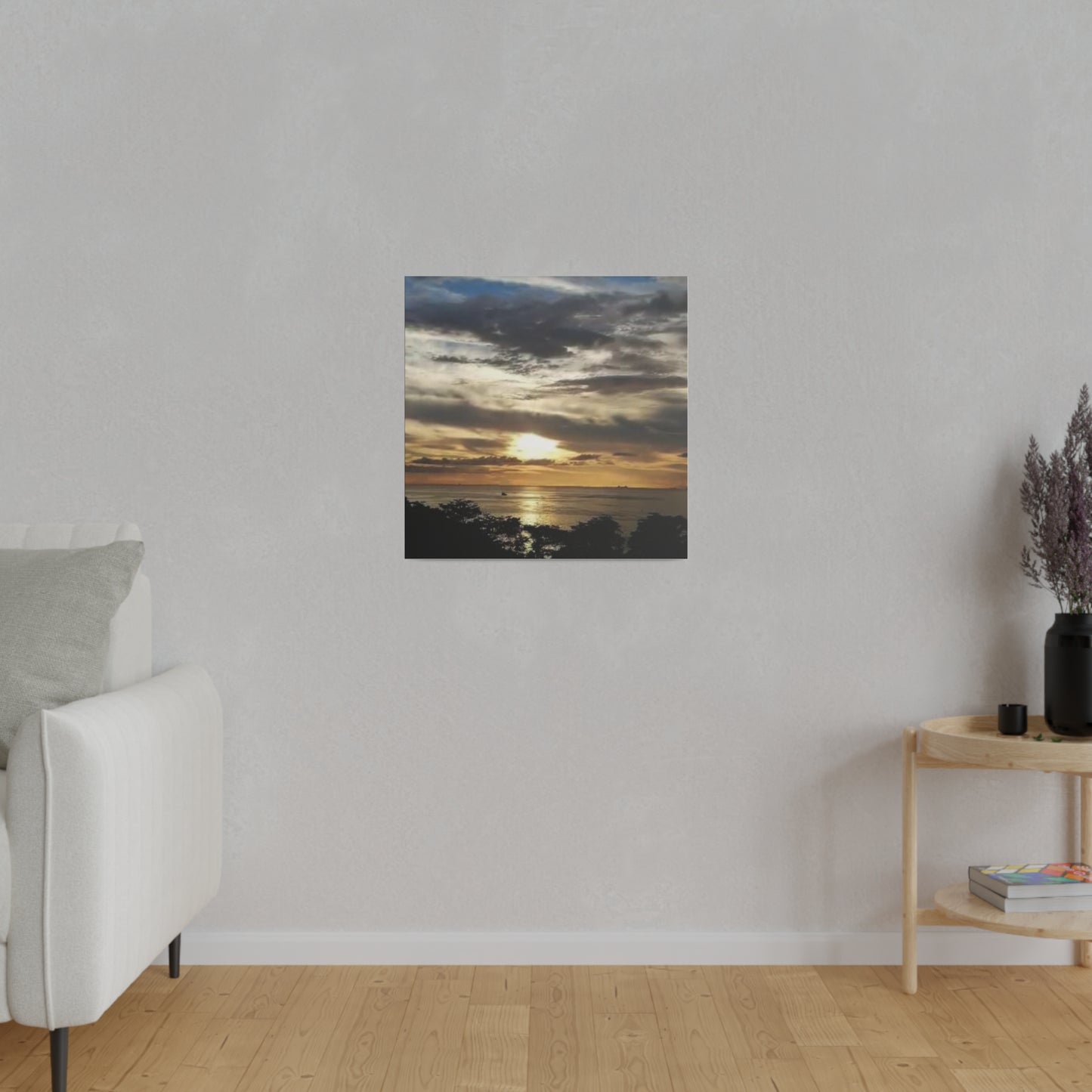 Sunrise on a Matte Canvas, Stretched, 0.75"