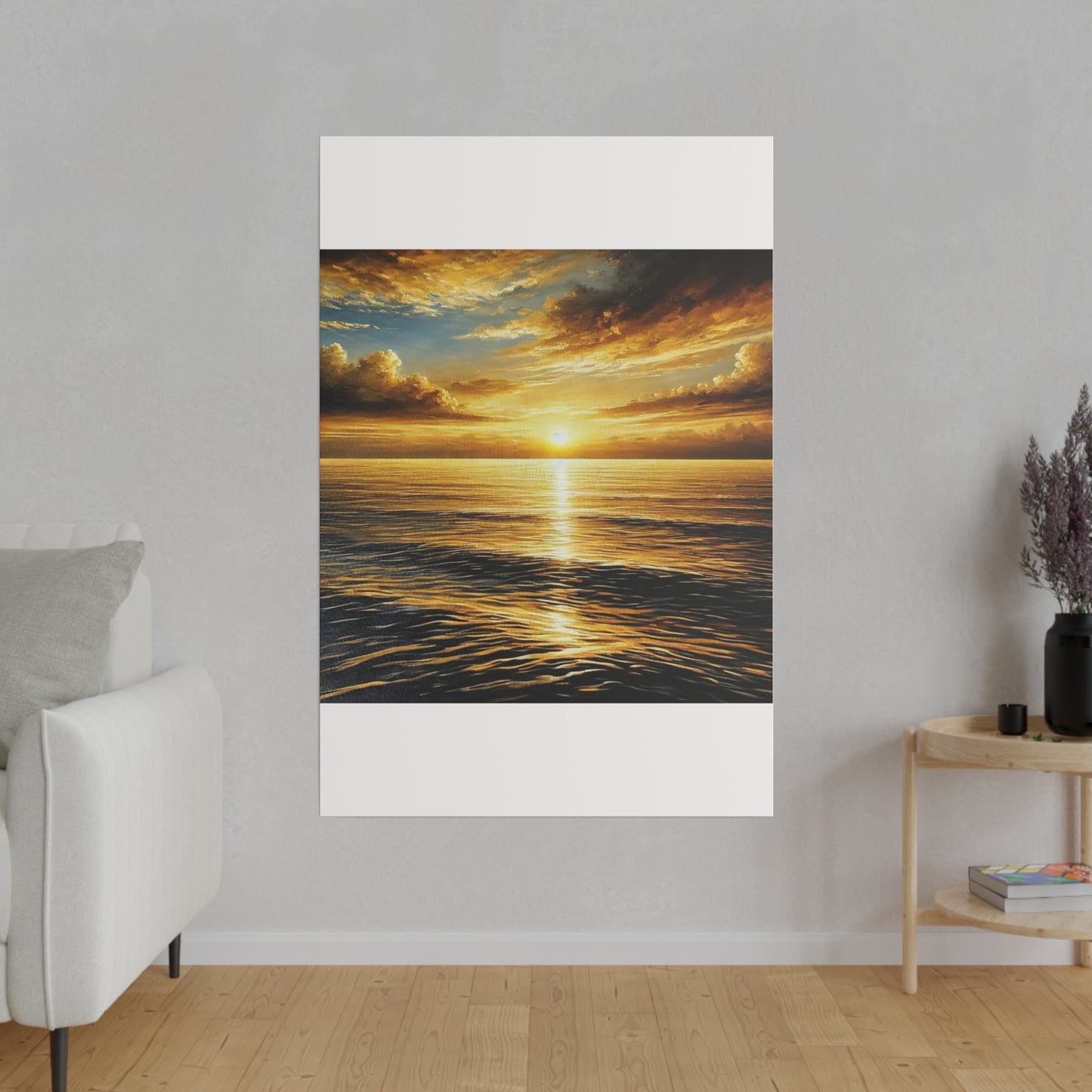 Sunset on a Matte Canvas, Stretched, 0.75"