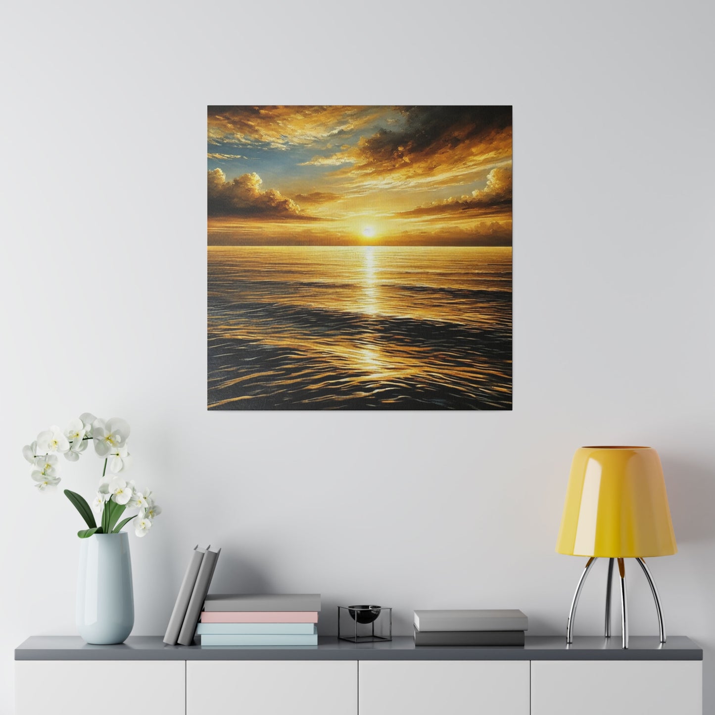 Sunset on a Matte Canvas, Stretched, 0.75"