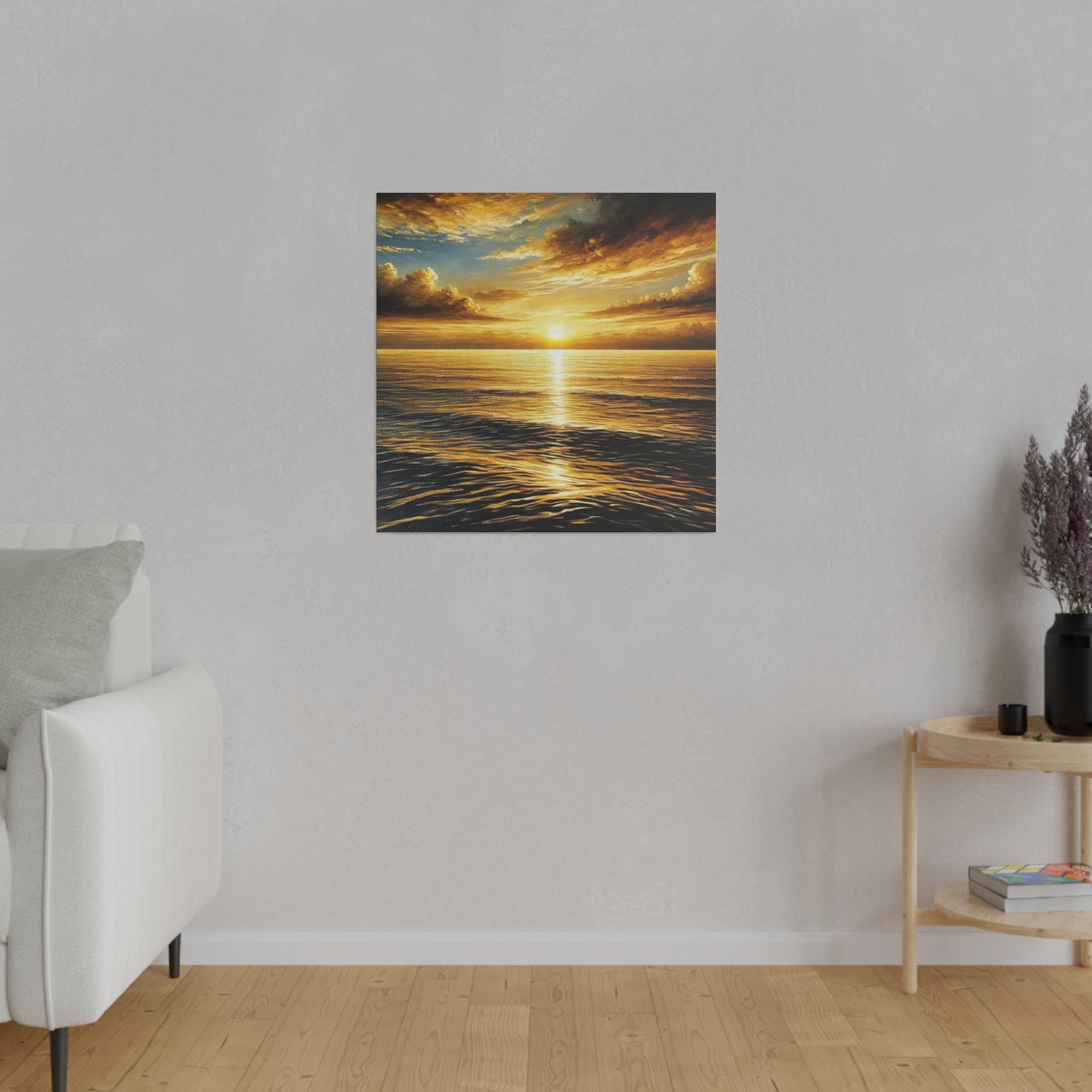 Sunset on a Matte Canvas, Stretched, 0.75"