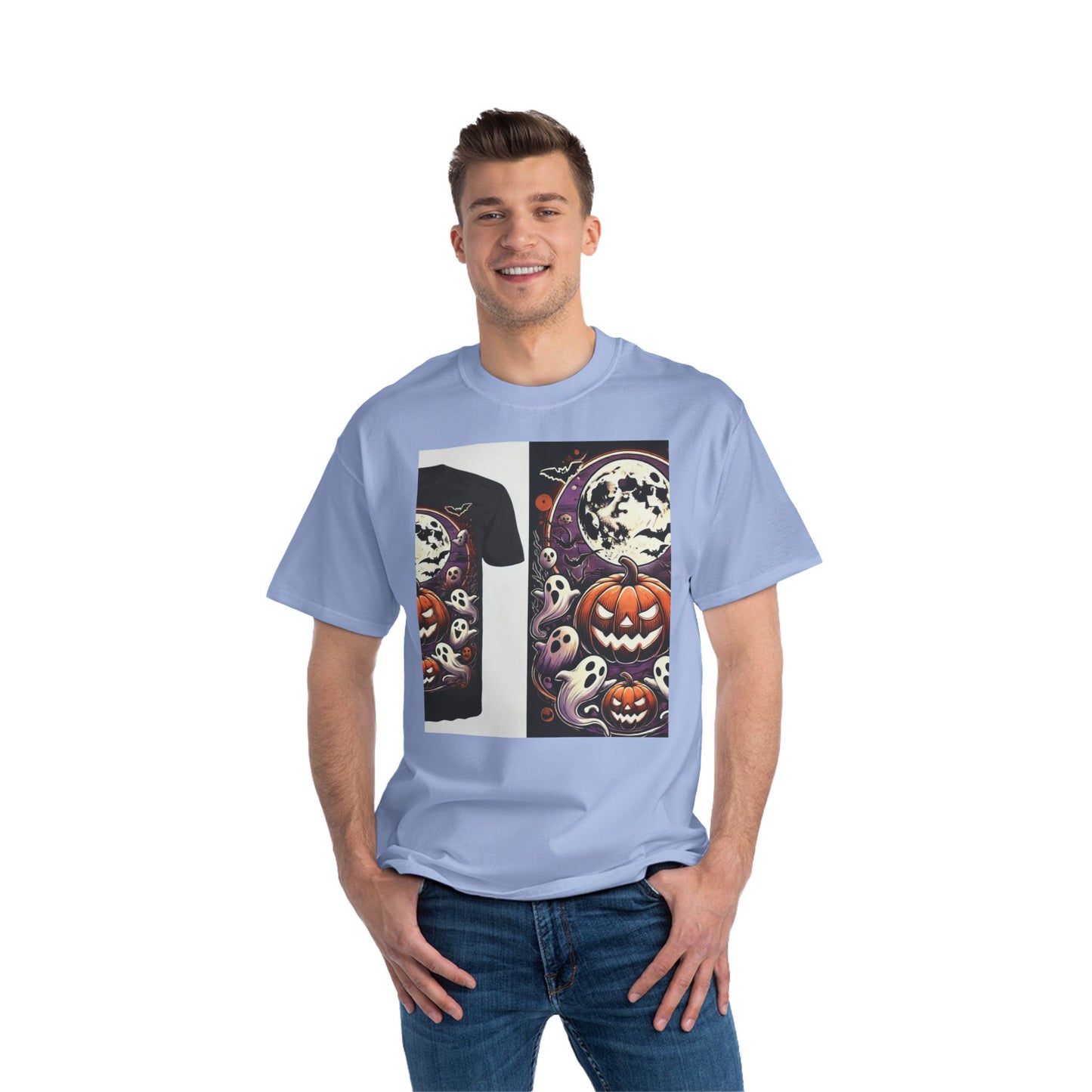 Halloween Short-Sleeve T-Shirt, With Front / Back Print