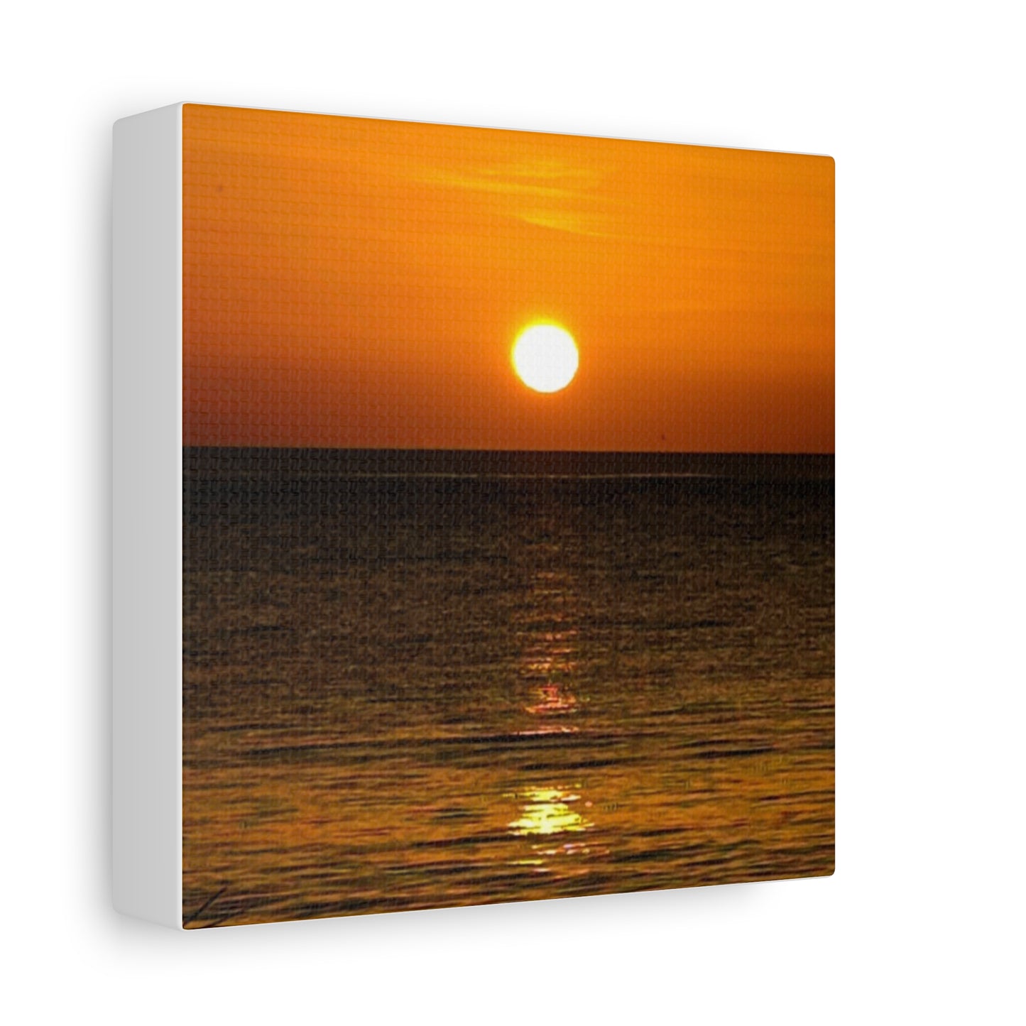 Sunset on a Matte Canvas, Stretched, 1.25"