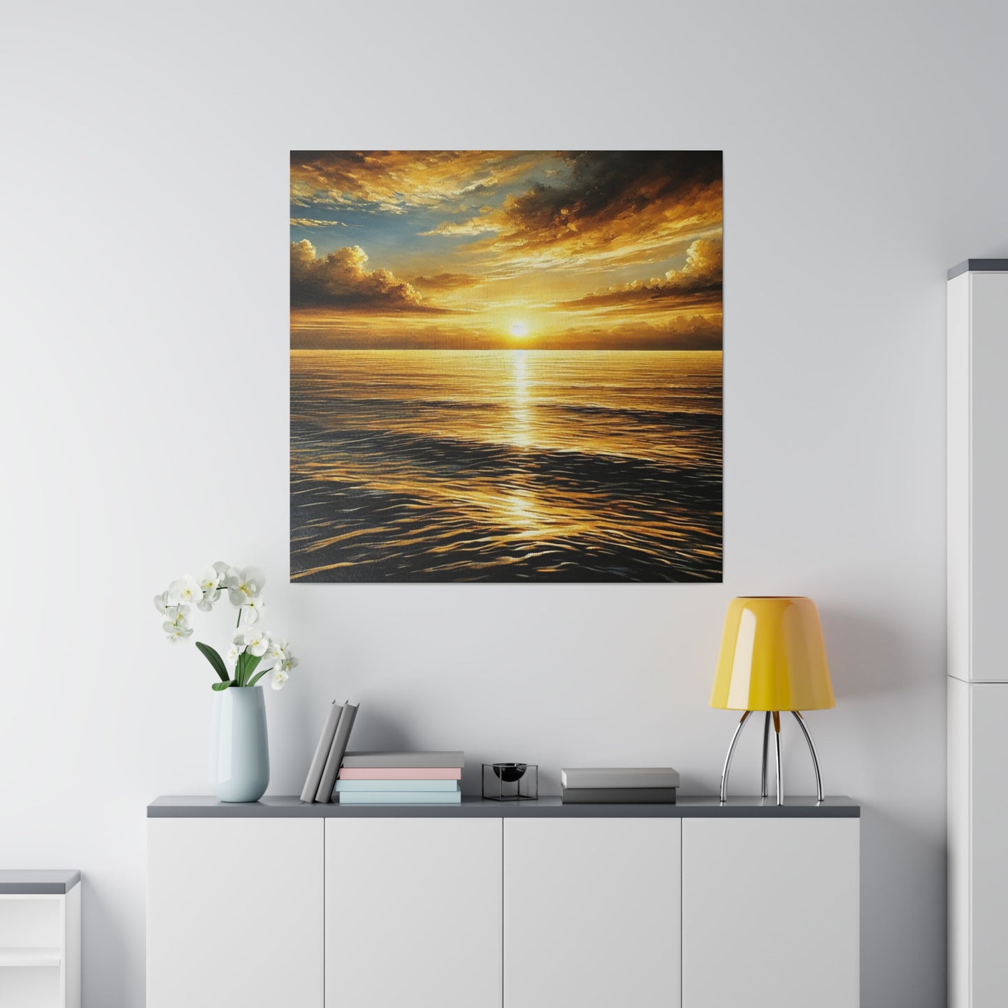 Sunset on a Matte Canvas, Stretched, 0.75"