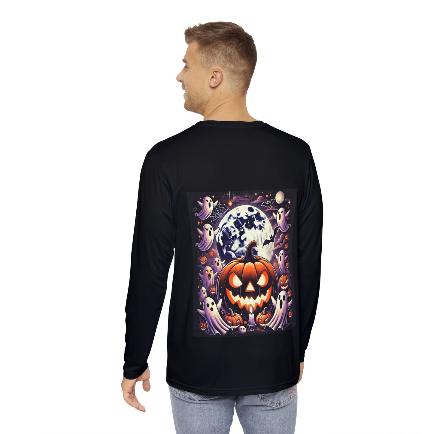 Halloween Long Sleeve Shirt (AOP) with Front / Back Print