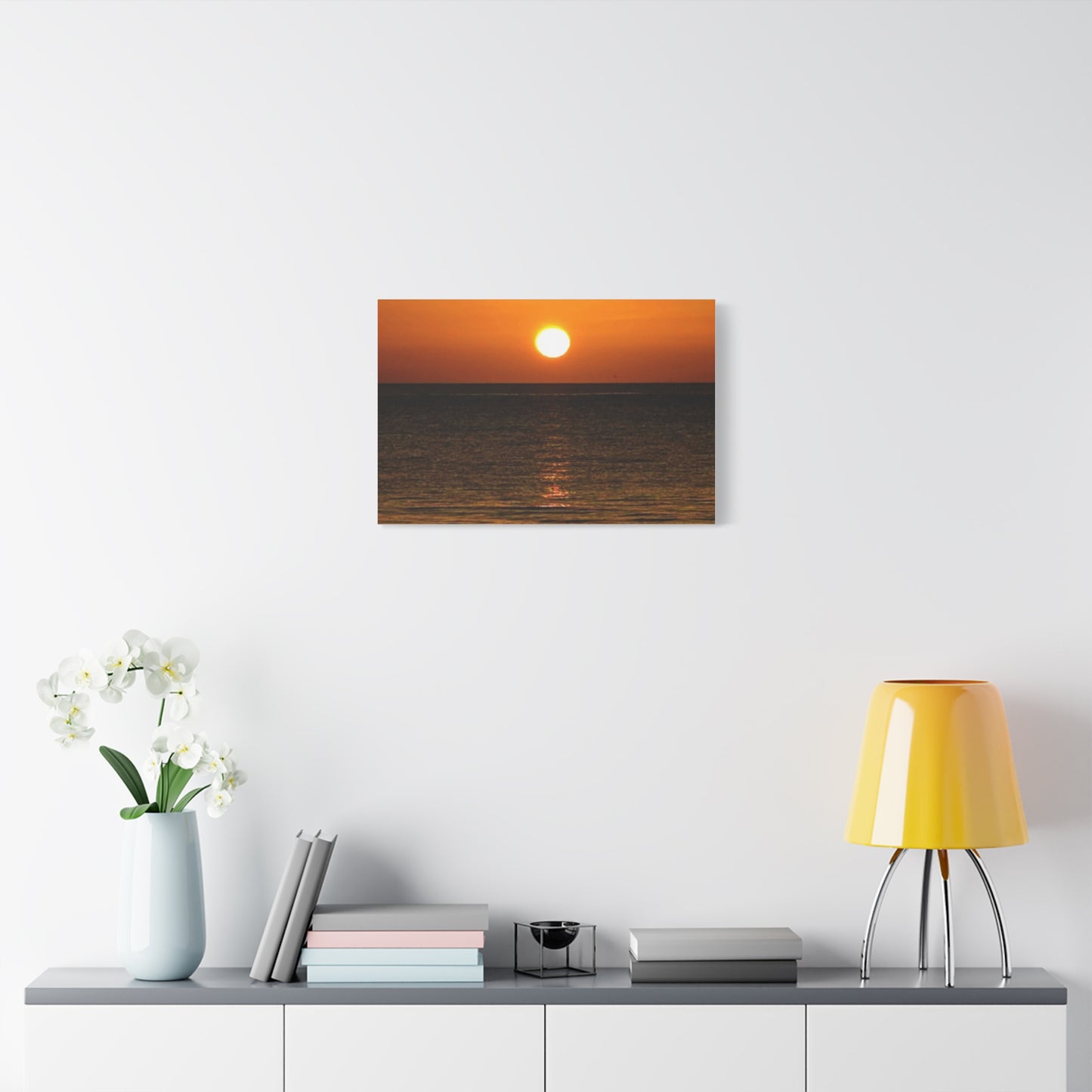 Sunset on a Matte Canvas, Stretched, 1.25"