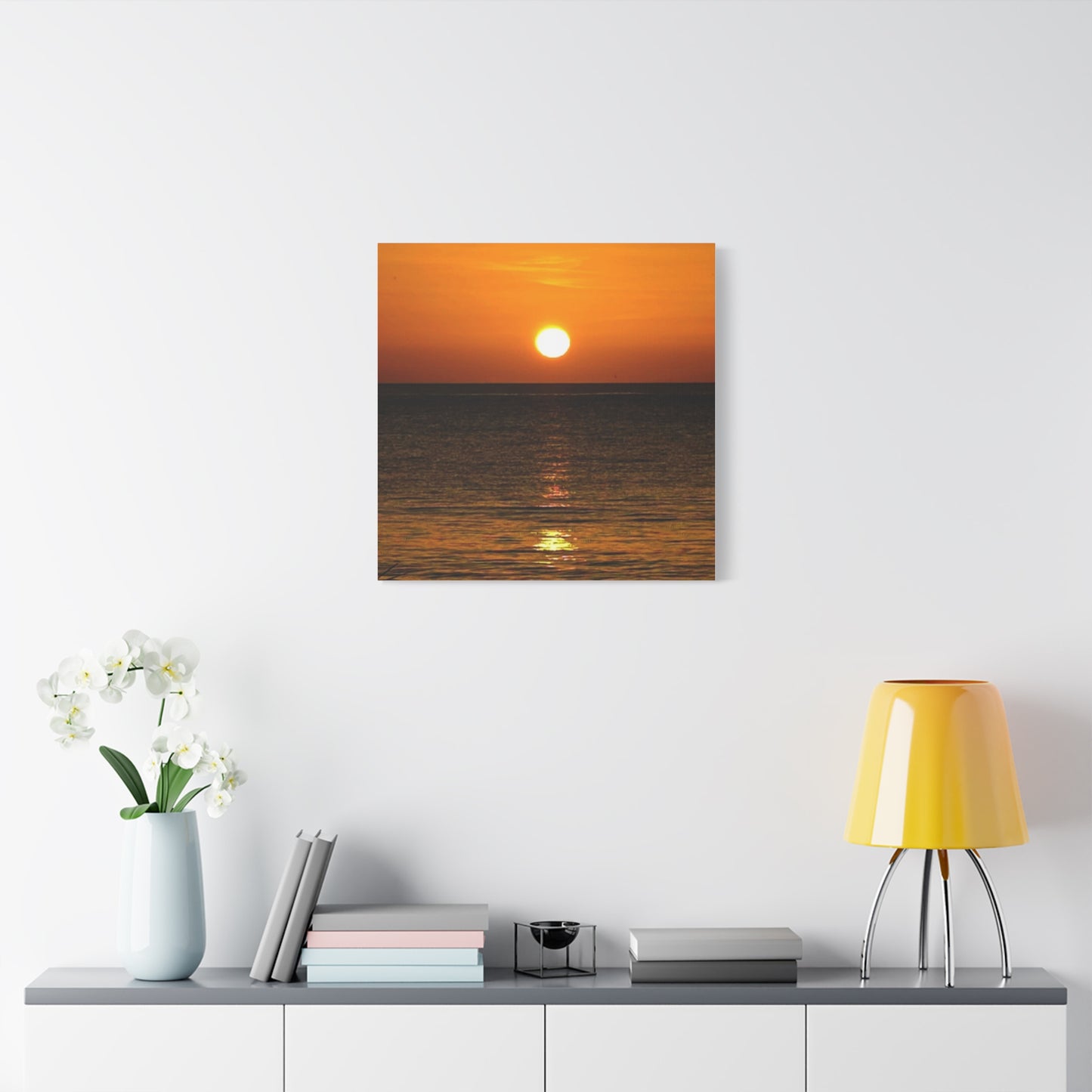 Sunset on a Matte Canvas, Stretched, 1.25"