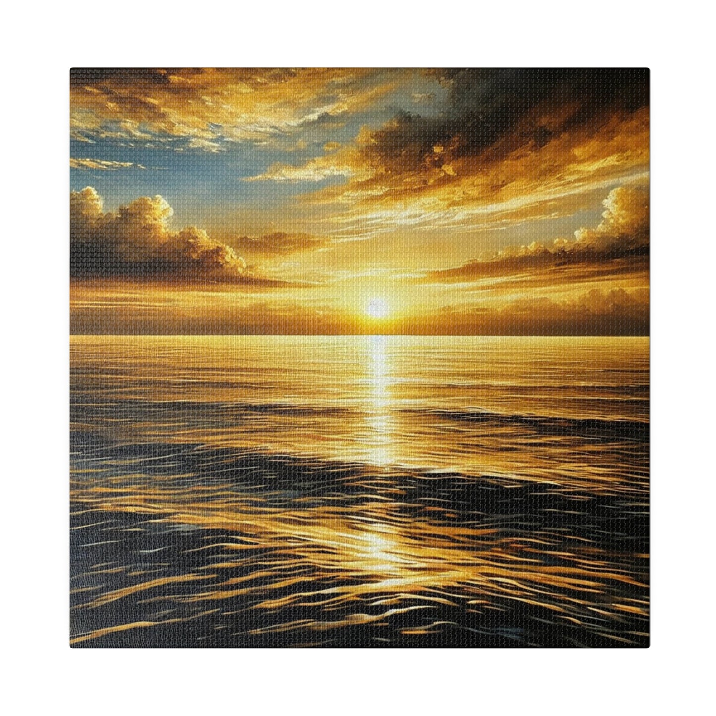 Sunset on a Matte Canvas, Stretched, 0.75"