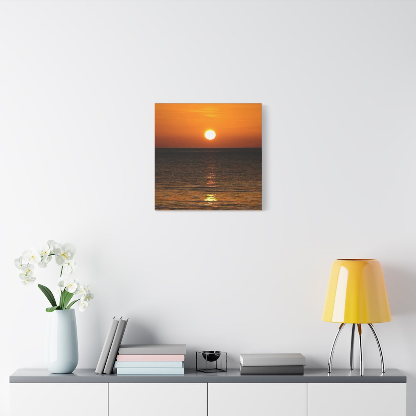 Sunset on a Matte Canvas, Stretched, 1.25"