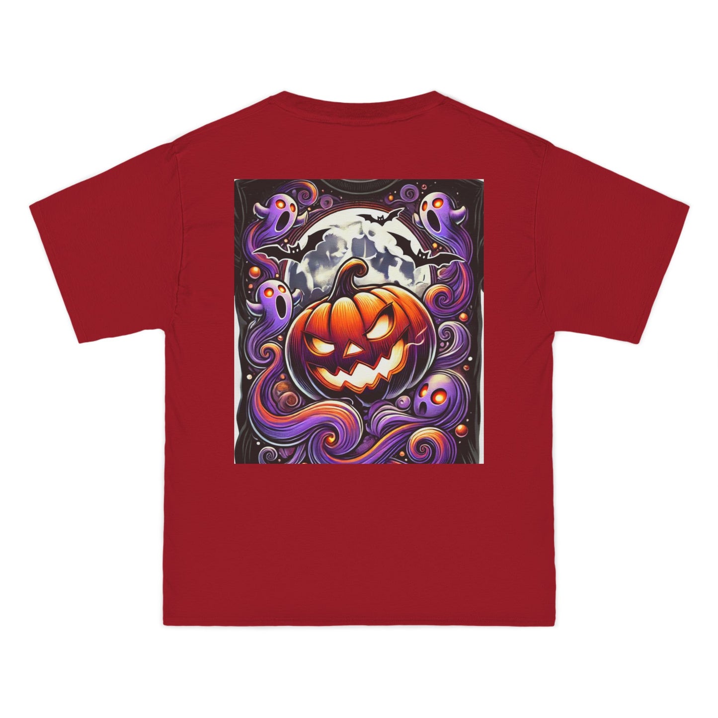 Halloween Short-Sleeve T-Shirt, With Front / Back Print