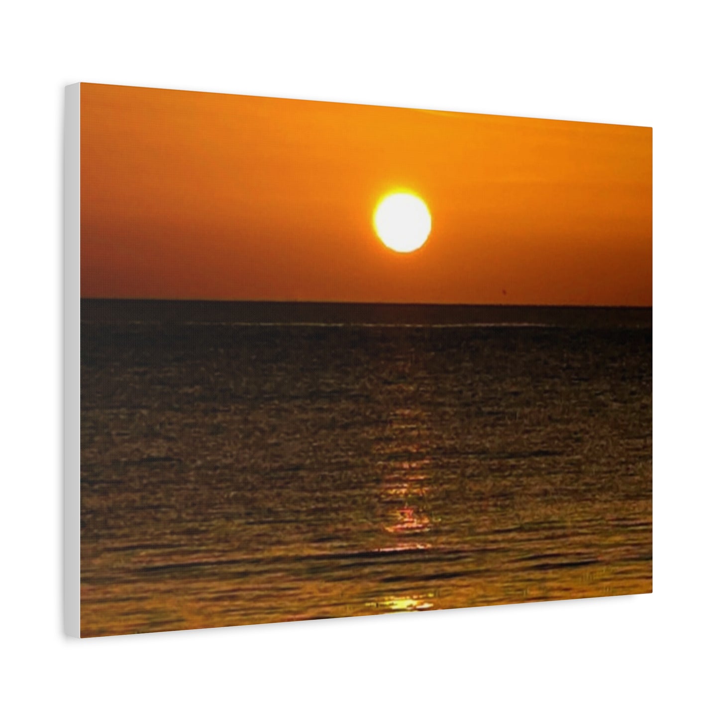 Sunset on a Matte Canvas, Stretched, 1.25"