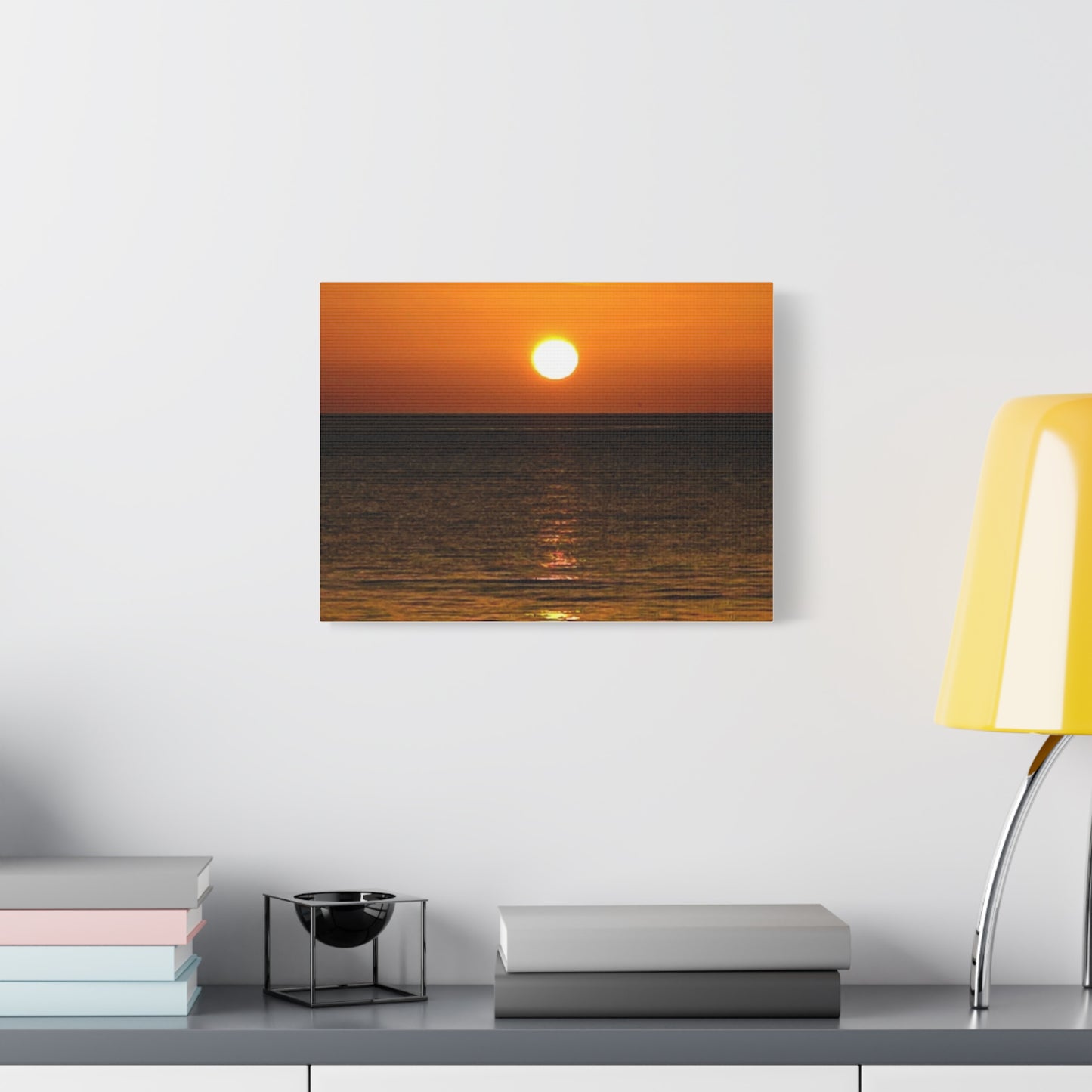 Sunset on a Matte Canvas, Stretched, 1.25"