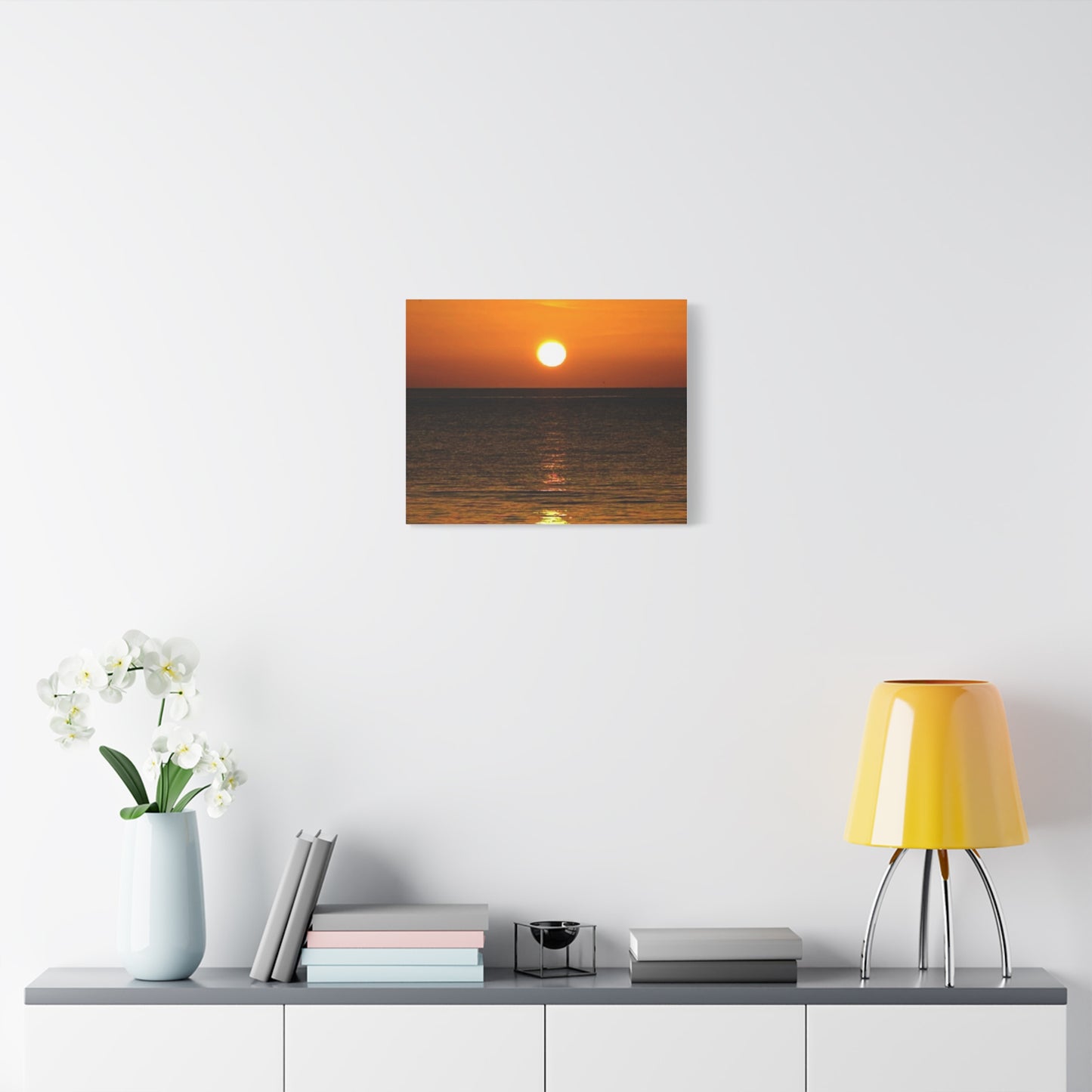 Sunset on a Matte Canvas, Stretched, 1.25"