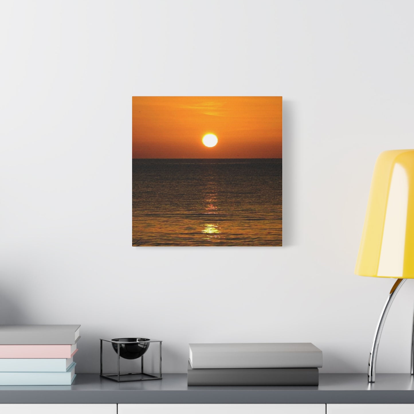 Sunset on a Matte Canvas, Stretched, 1.25"