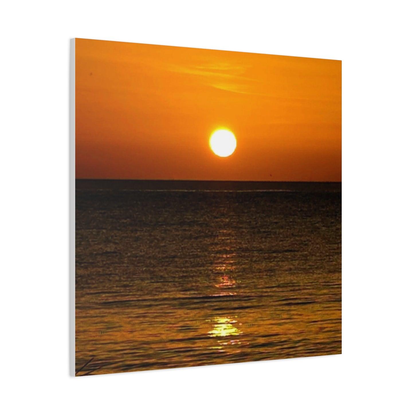 Sunset on a Matte Canvas, Stretched, 1.25"