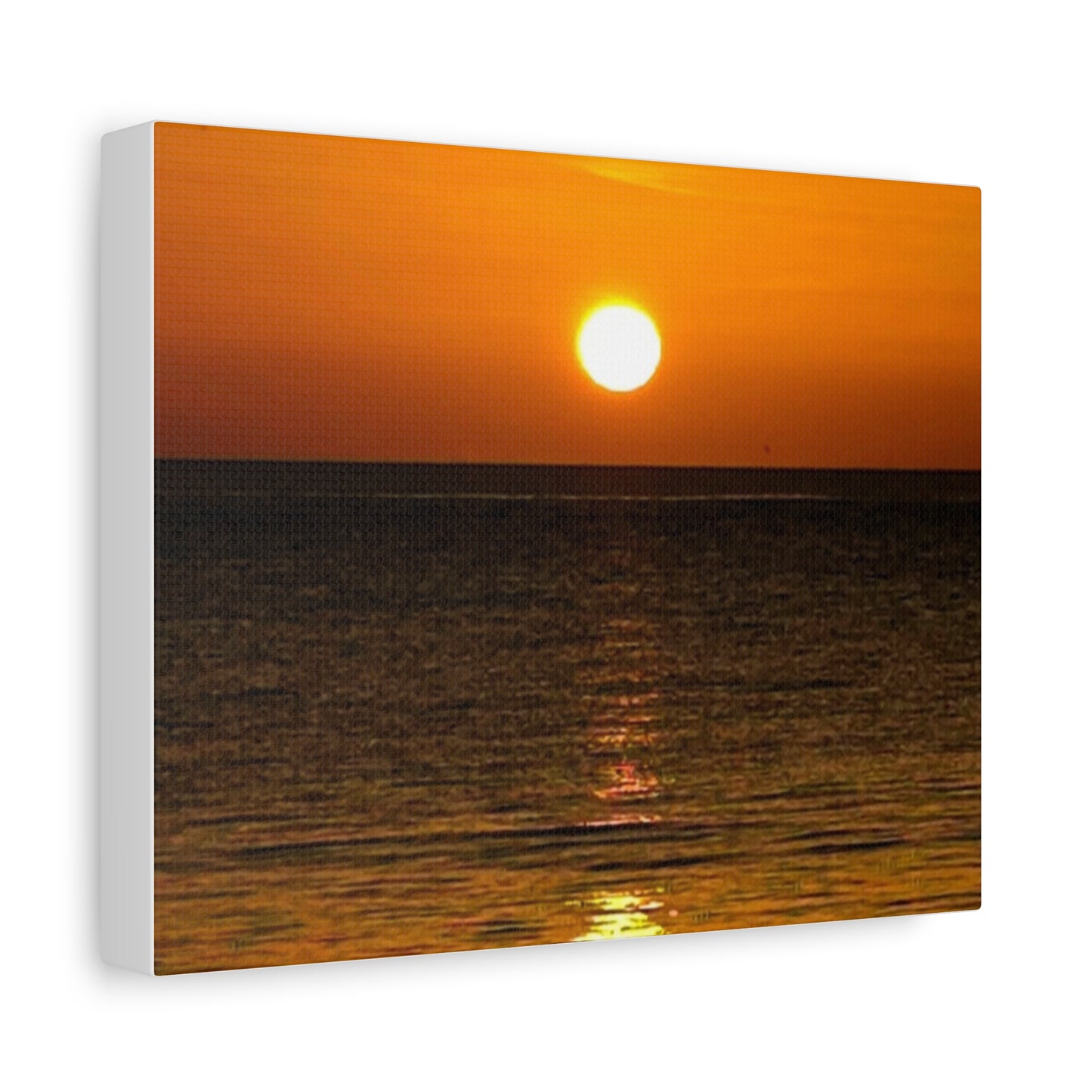 Sunset on a Matte Canvas, Stretched, 1.25"