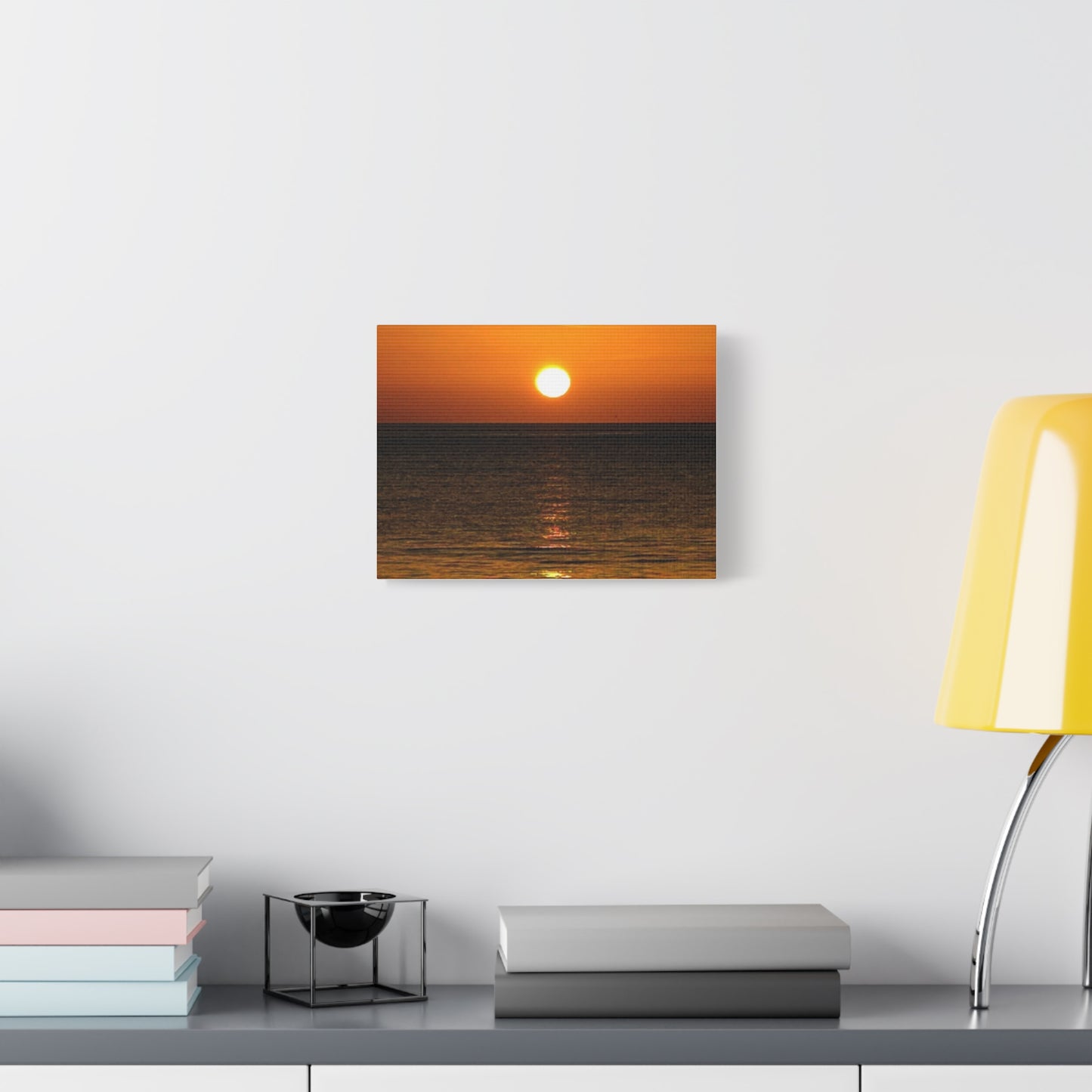 Sunset on a Matte Canvas, Stretched, 1.25"